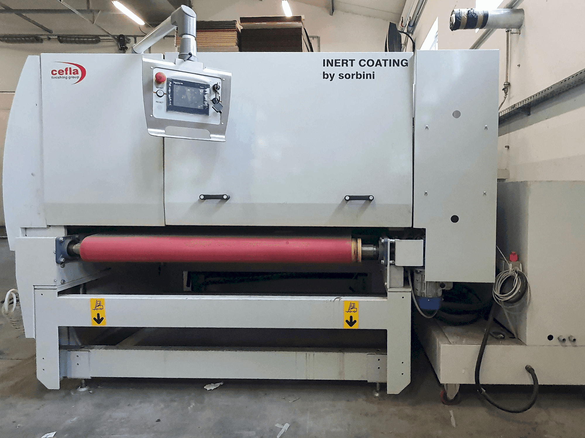 A CEFLA INTER-TEC gép elölnézete