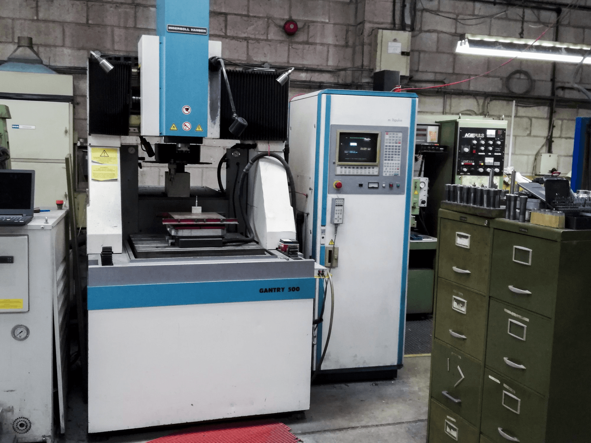 A INGERSOLL HANSEN Gantry 500 gép elölnézete