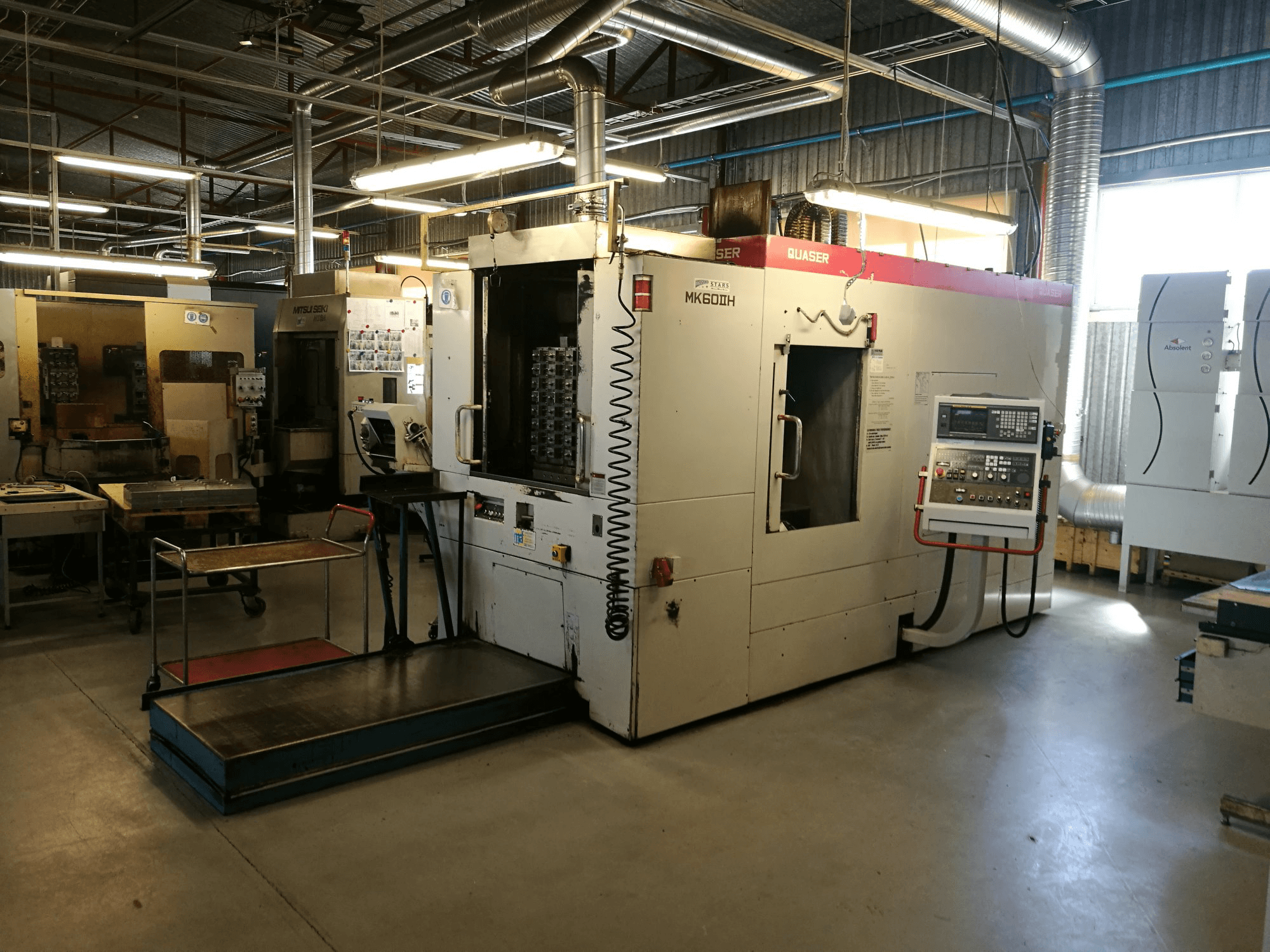 A Quaser MK 60 II H gép jobb nézete