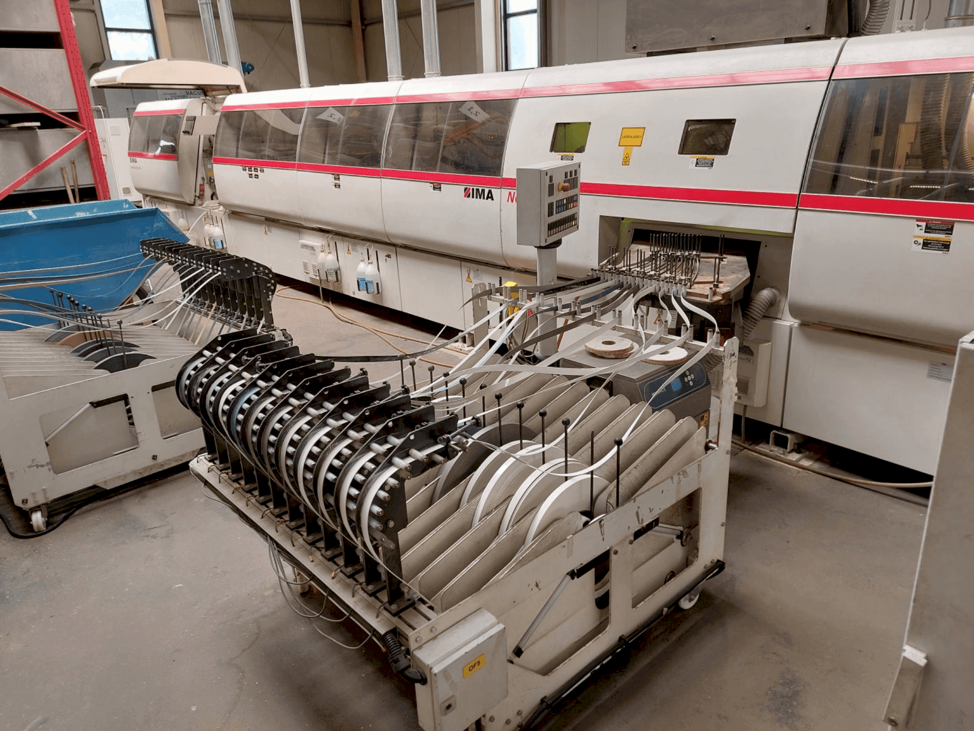 A IMA Novimat Systems/I/G80/1000 gép elölnézete