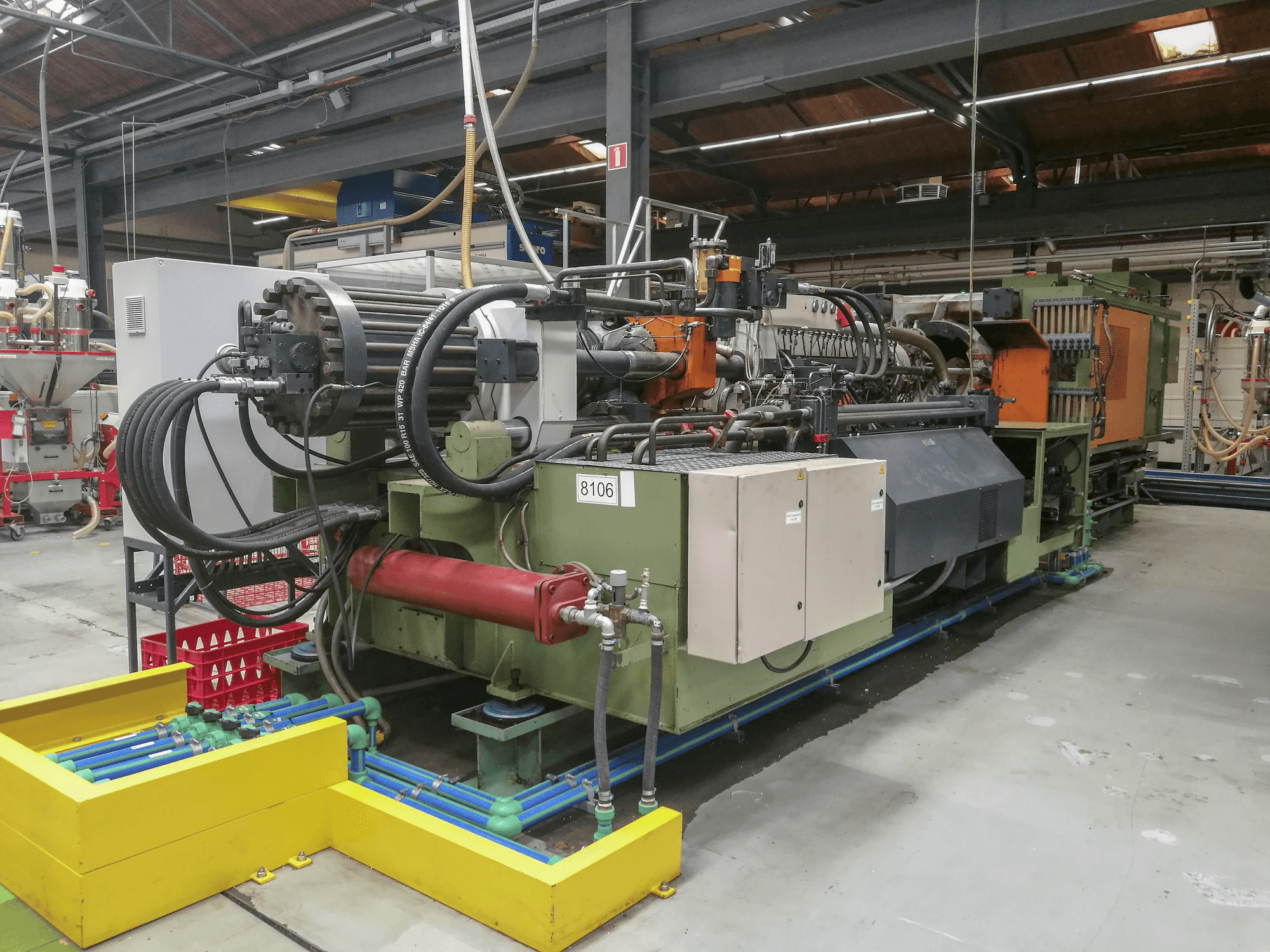 A Windsor HIS 800 D gép bal oldali nézete