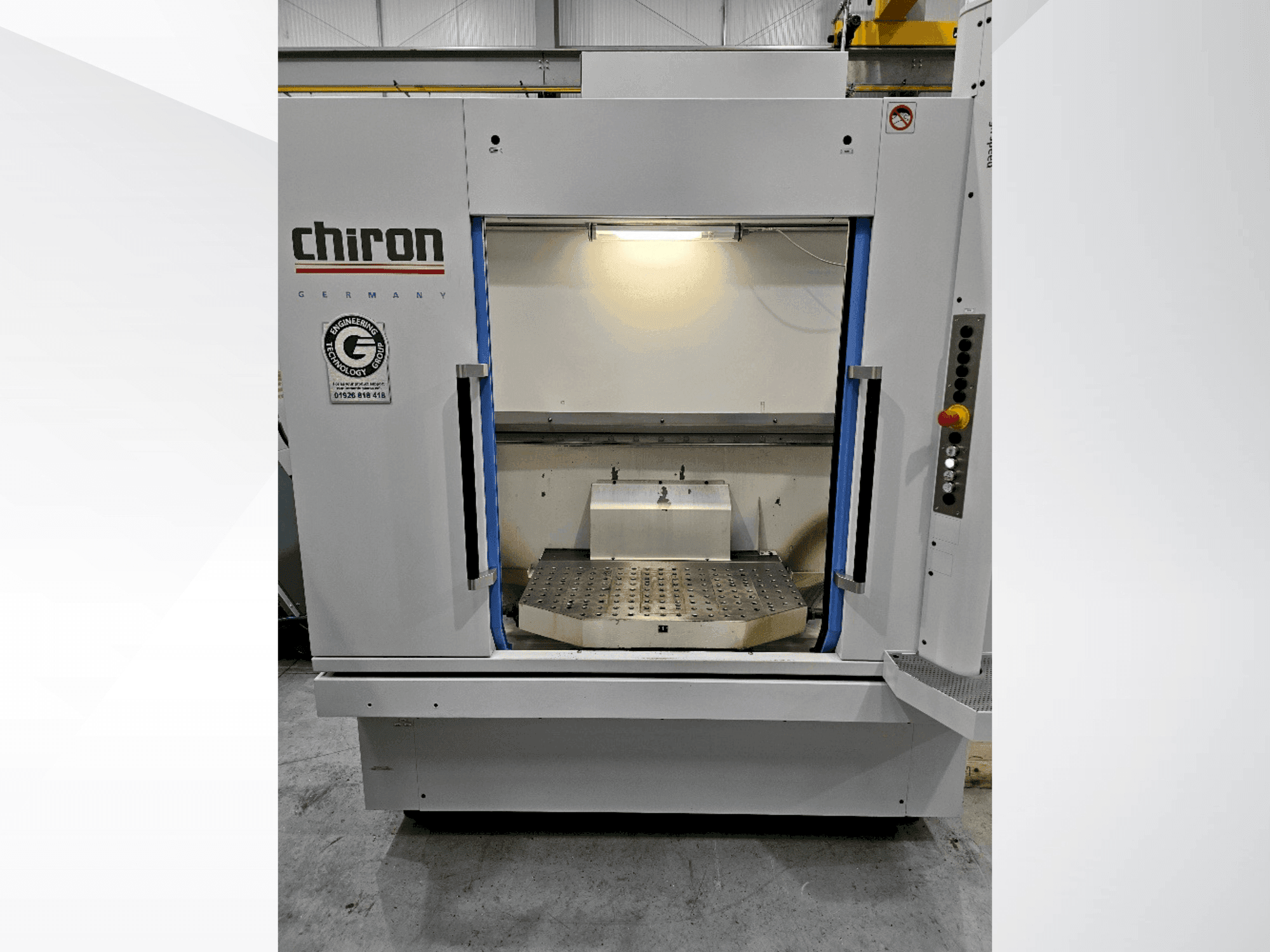 A CHIRON DZ15W MAGNUM HS gép elölnézete