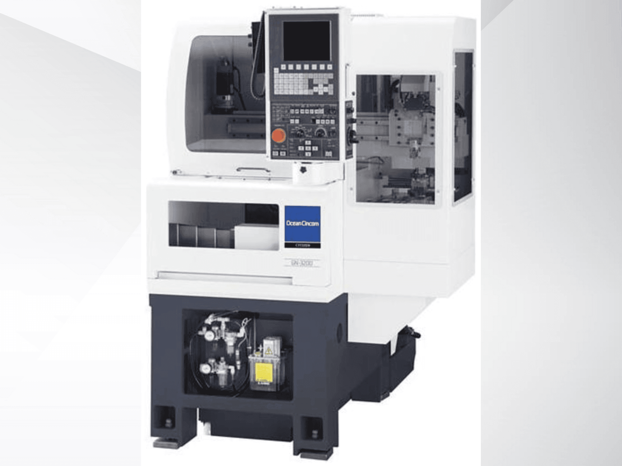 A Miyano GN3200-2F2 gép elölnézete