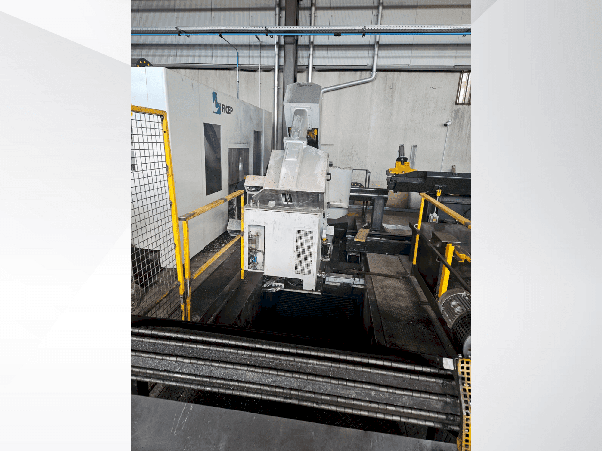 A FICEP D50F gép elölnézete