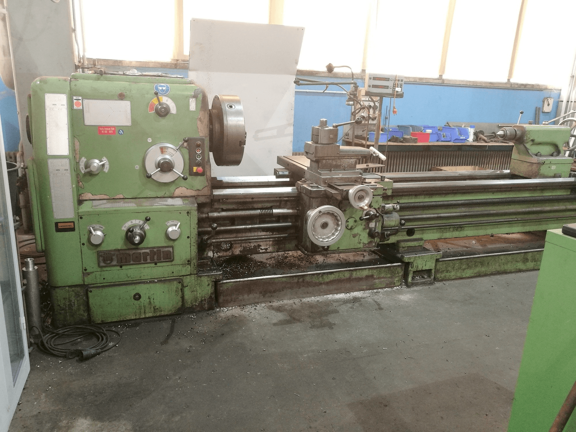 A Martin DS 80 gép elölnézete