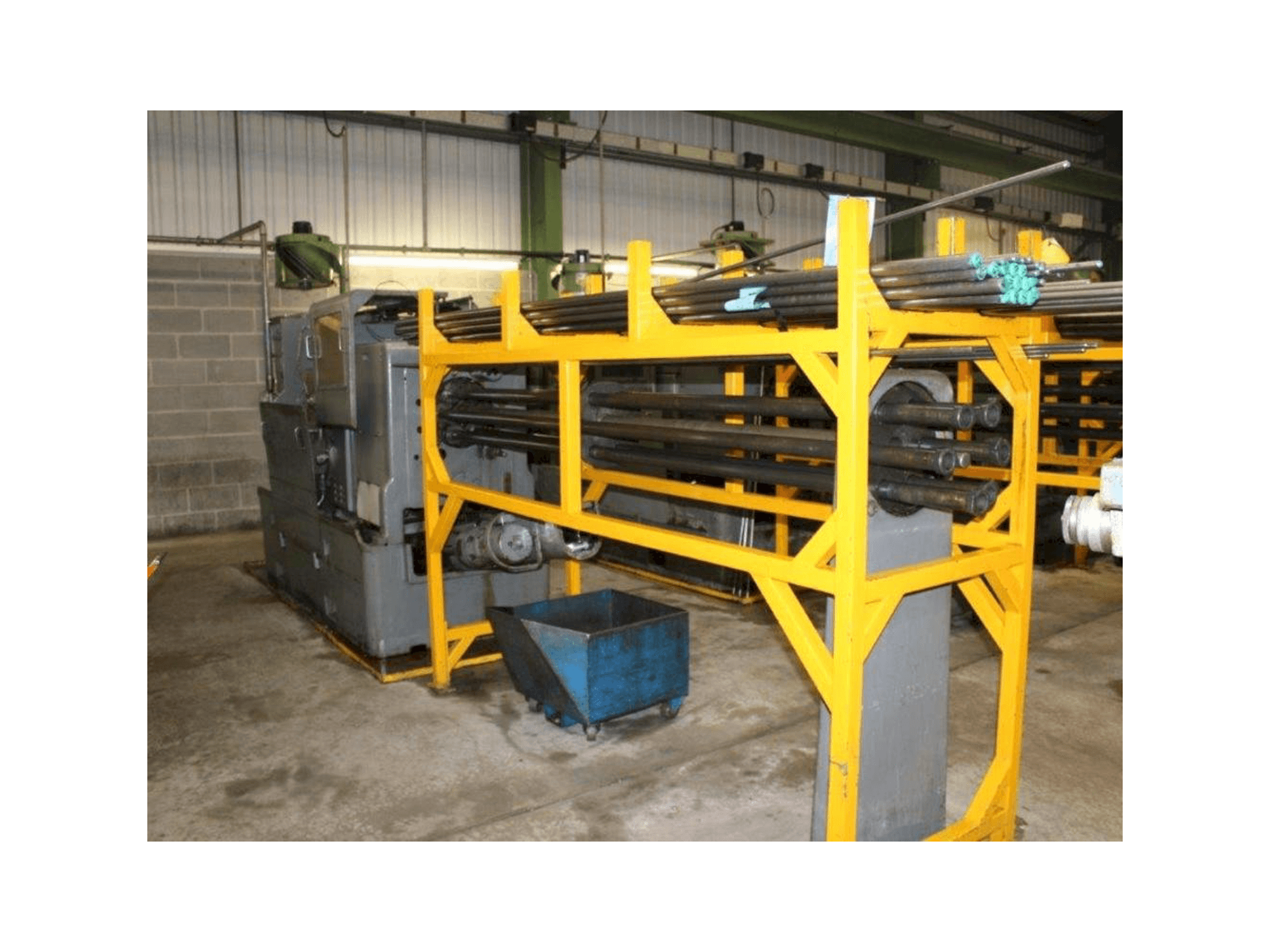 A Wickman 1"-6 gép elölnézete