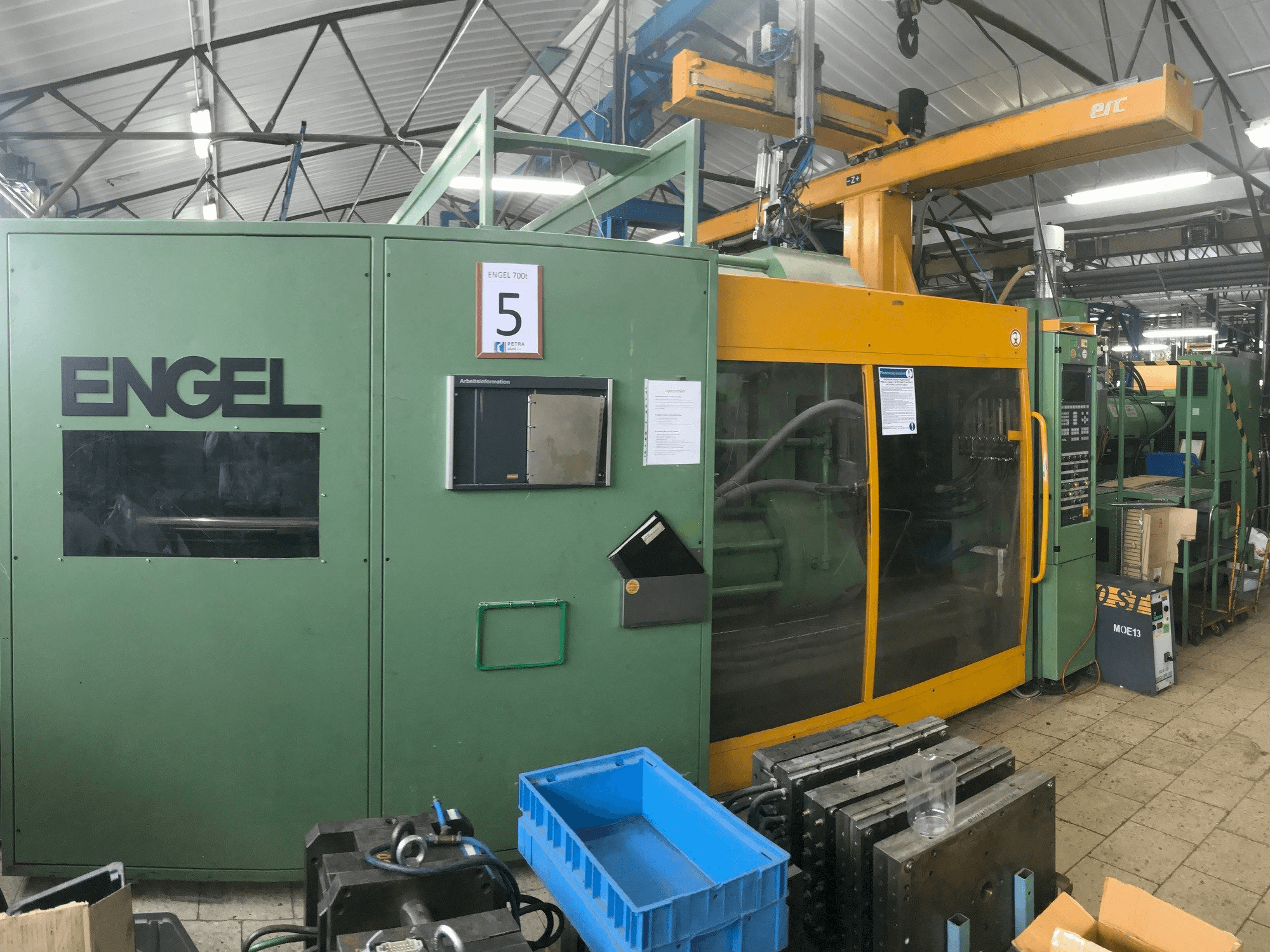 A ENGEL ES 2550/700 DUO gép elölnézete