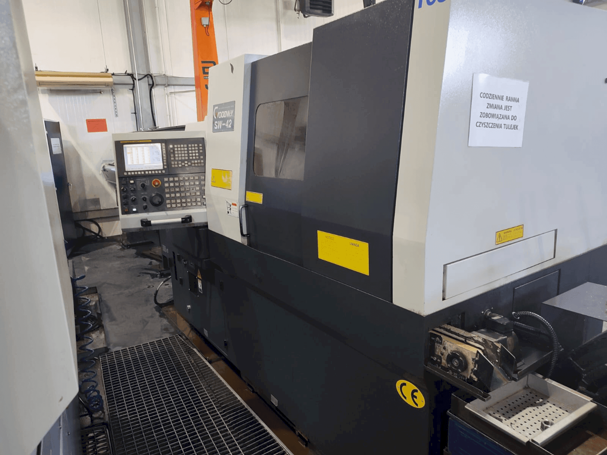 A Goodway SW 42 gép elölnézete