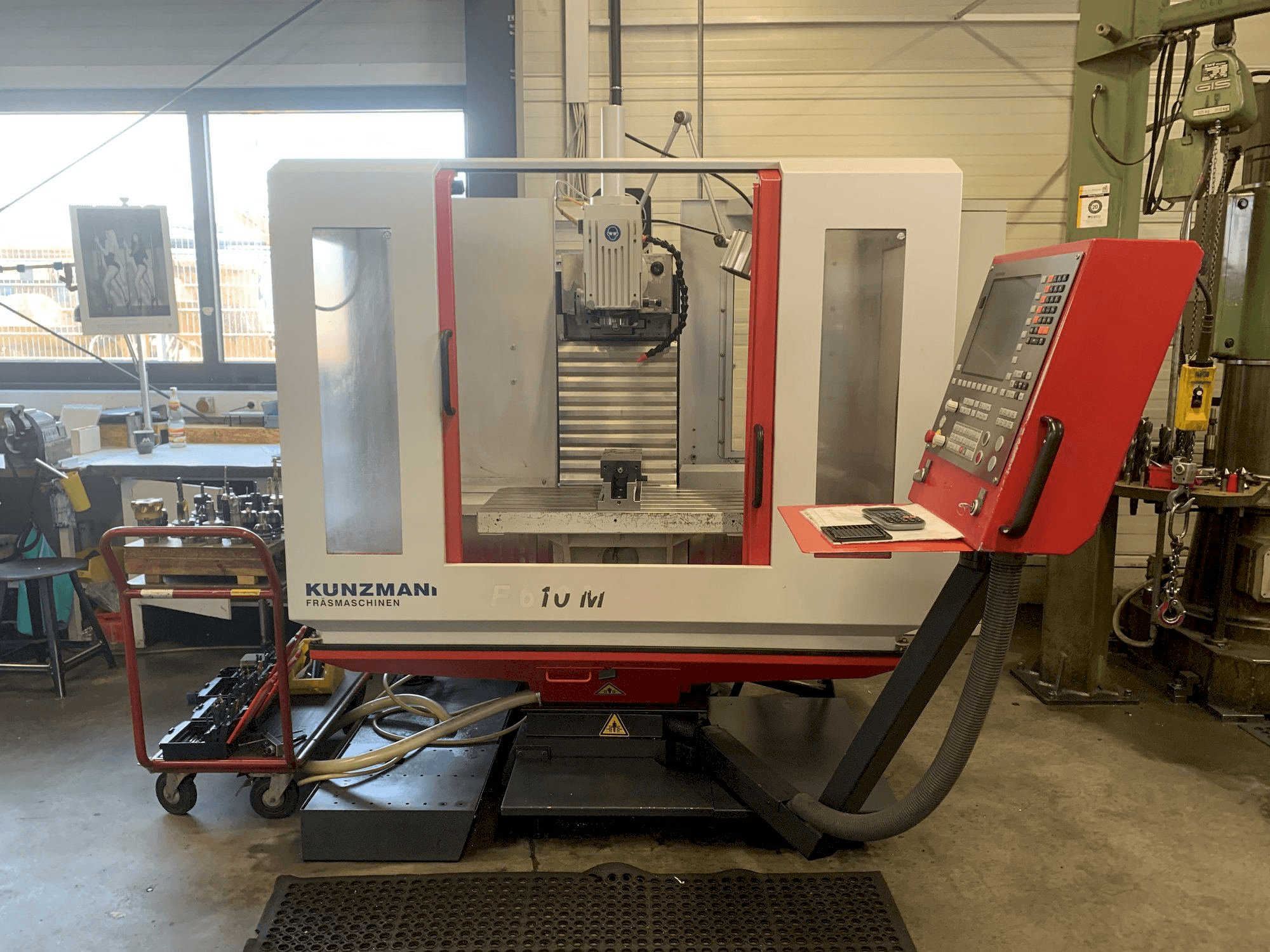 A KUNZMANN WF 610 M gép elölnézete