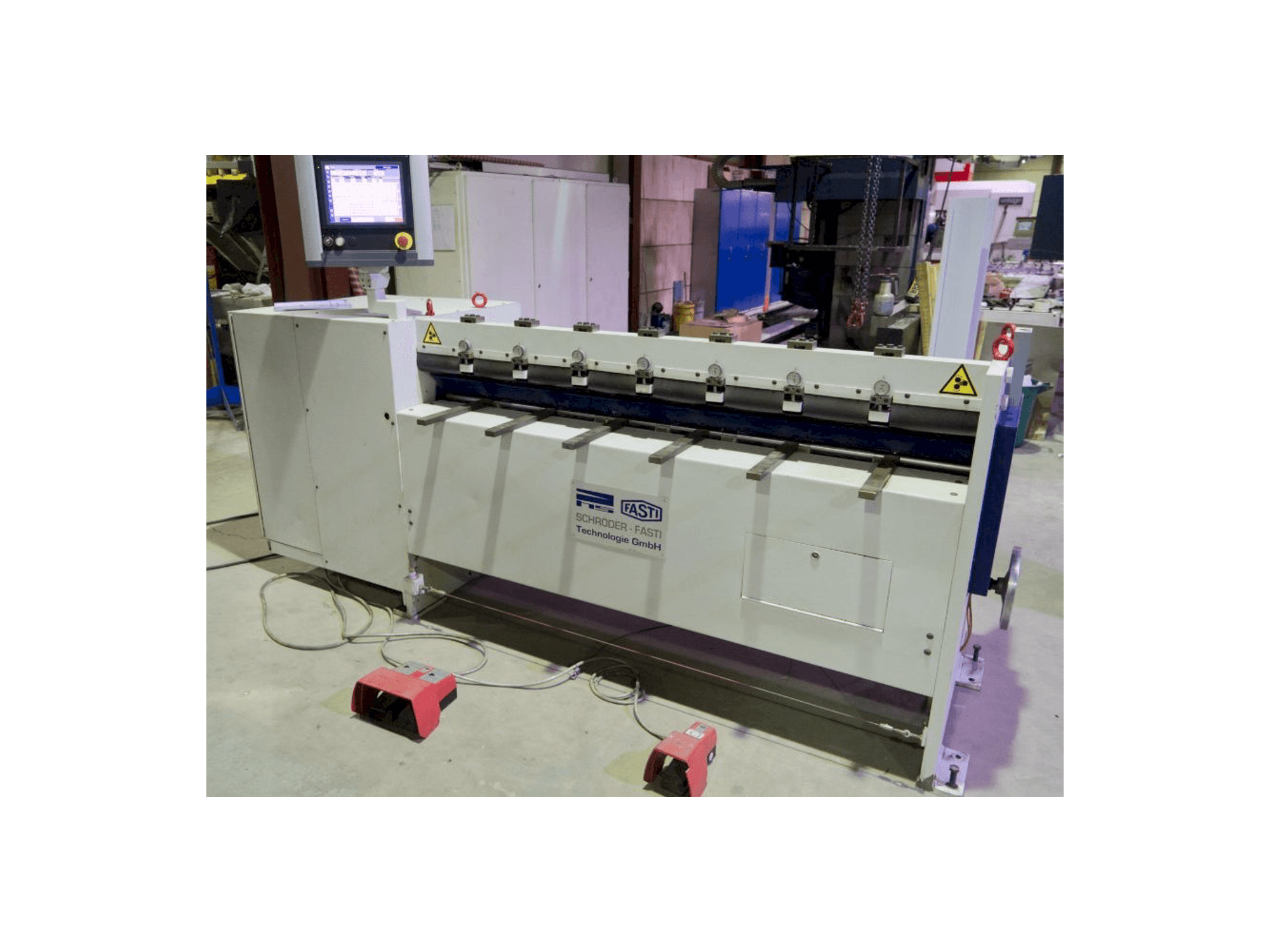 A SCHRODER Fasti 145-18/075 gép elölnézete