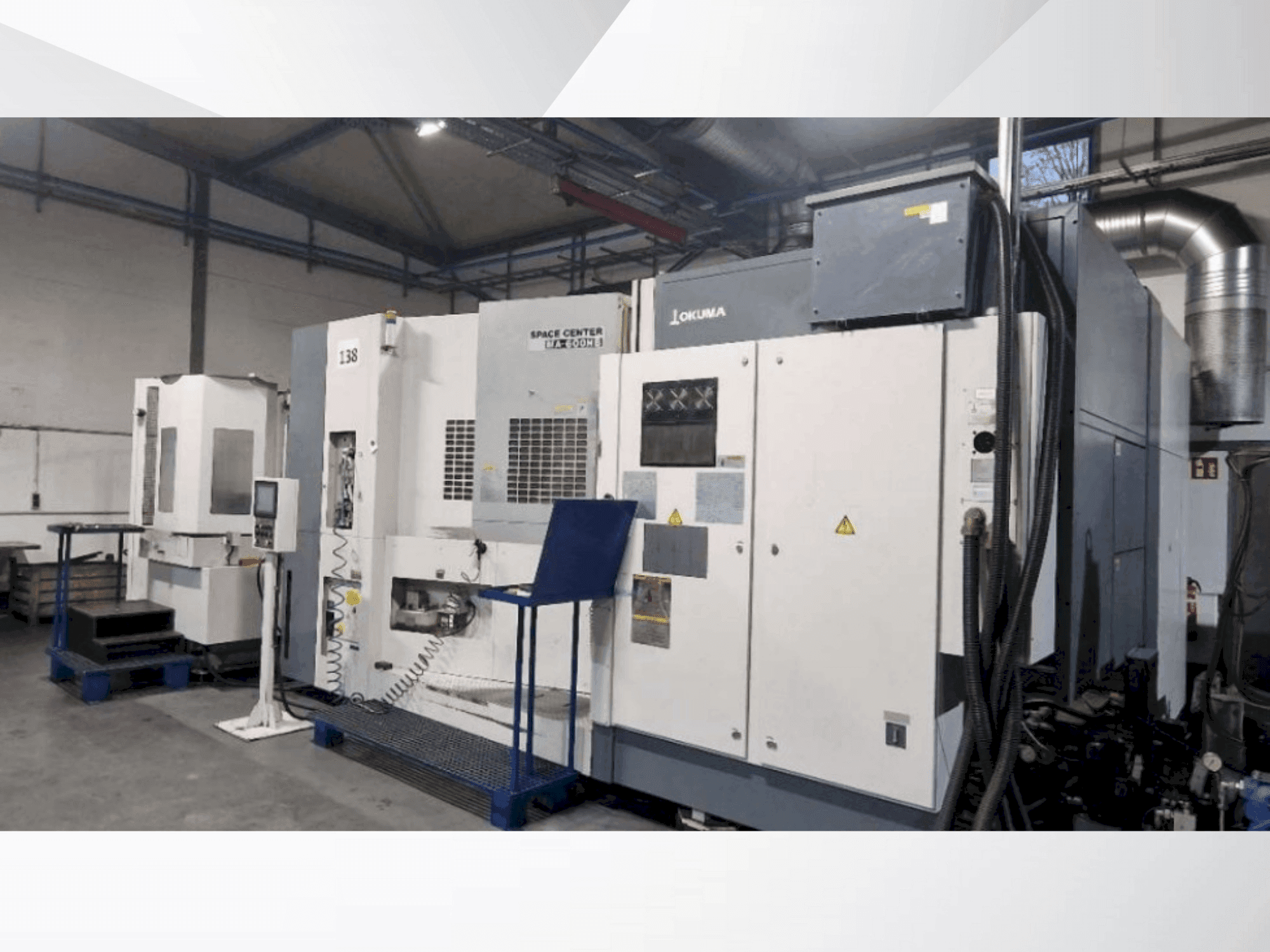 A Okuma MA-600 HB gép elölnézete