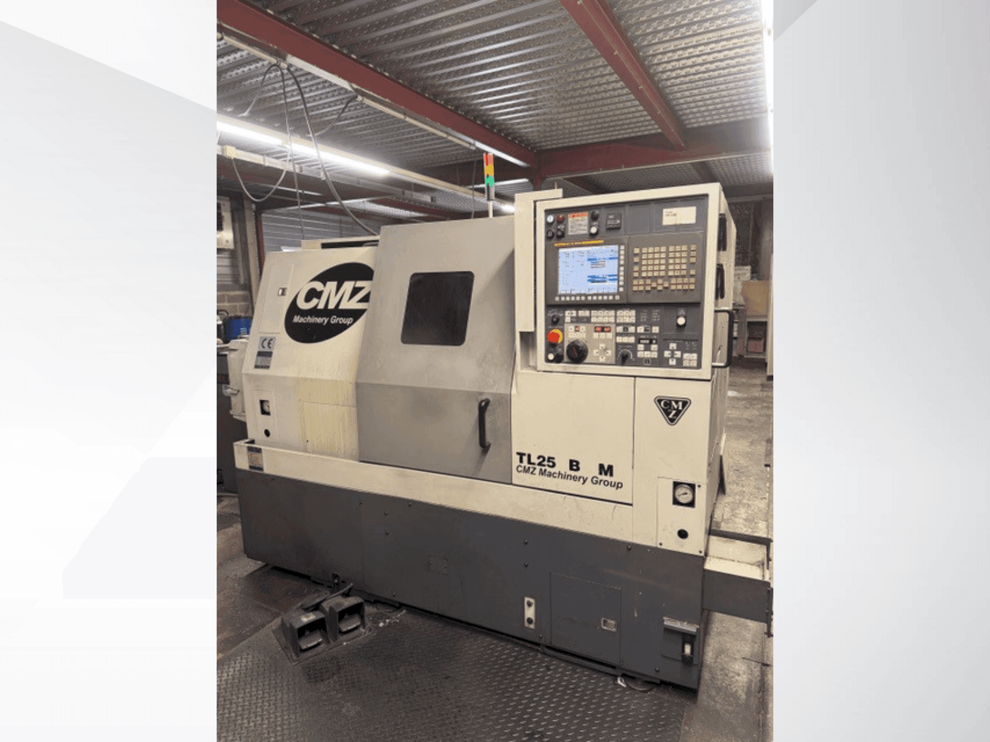A CMZ TL25 BM gép elölnézete