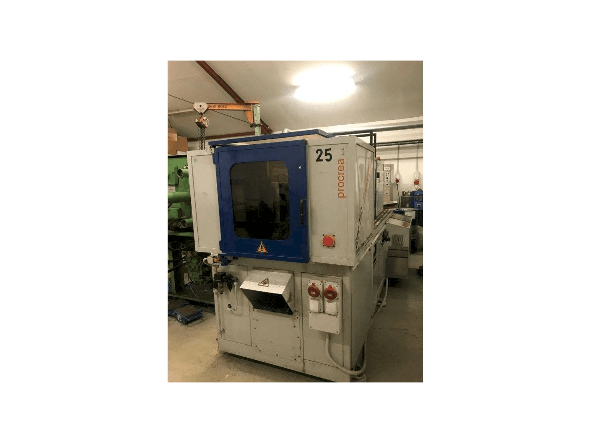 A Procrea REV 150 S gép elölnézete