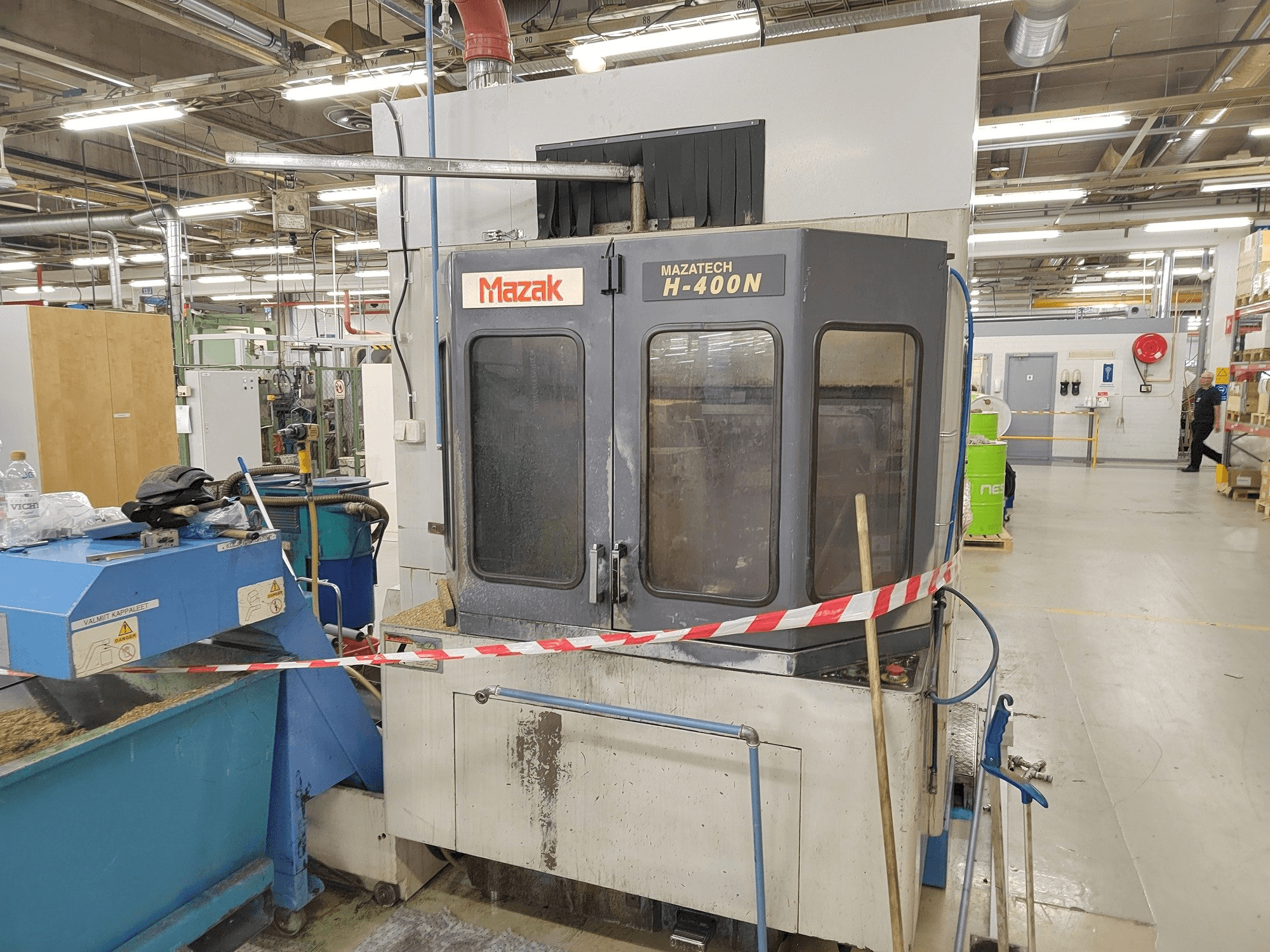 A Mazak H-400N gép elölnézete