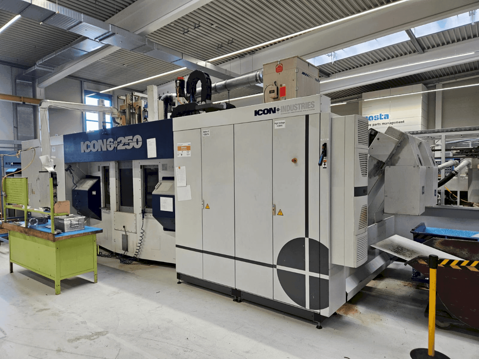 A ICON 6-250 gép oldalnézete