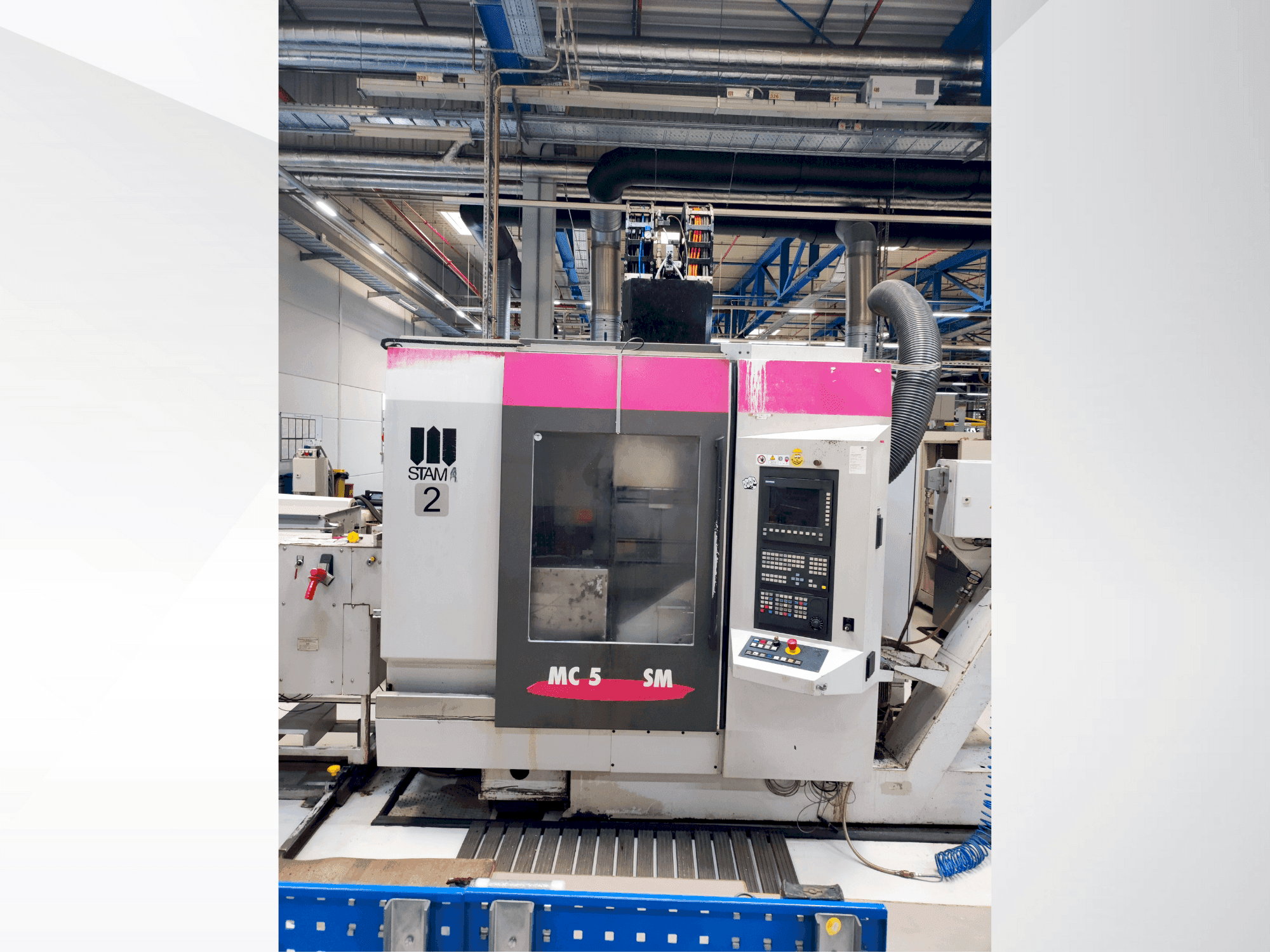A STAMA MC 531/SINGLE gép elölnézete