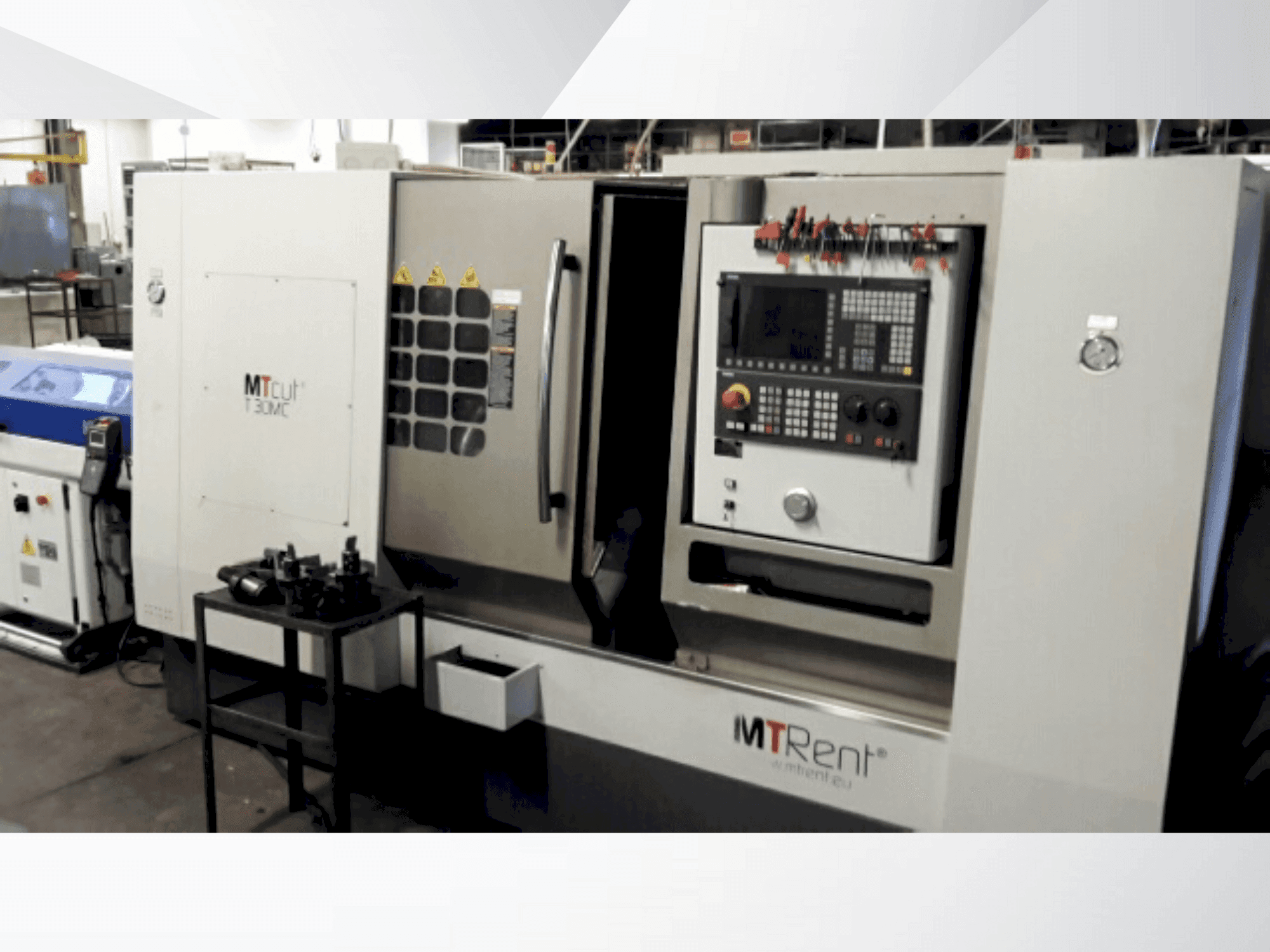 A MTRent T30MC gép elölnézete