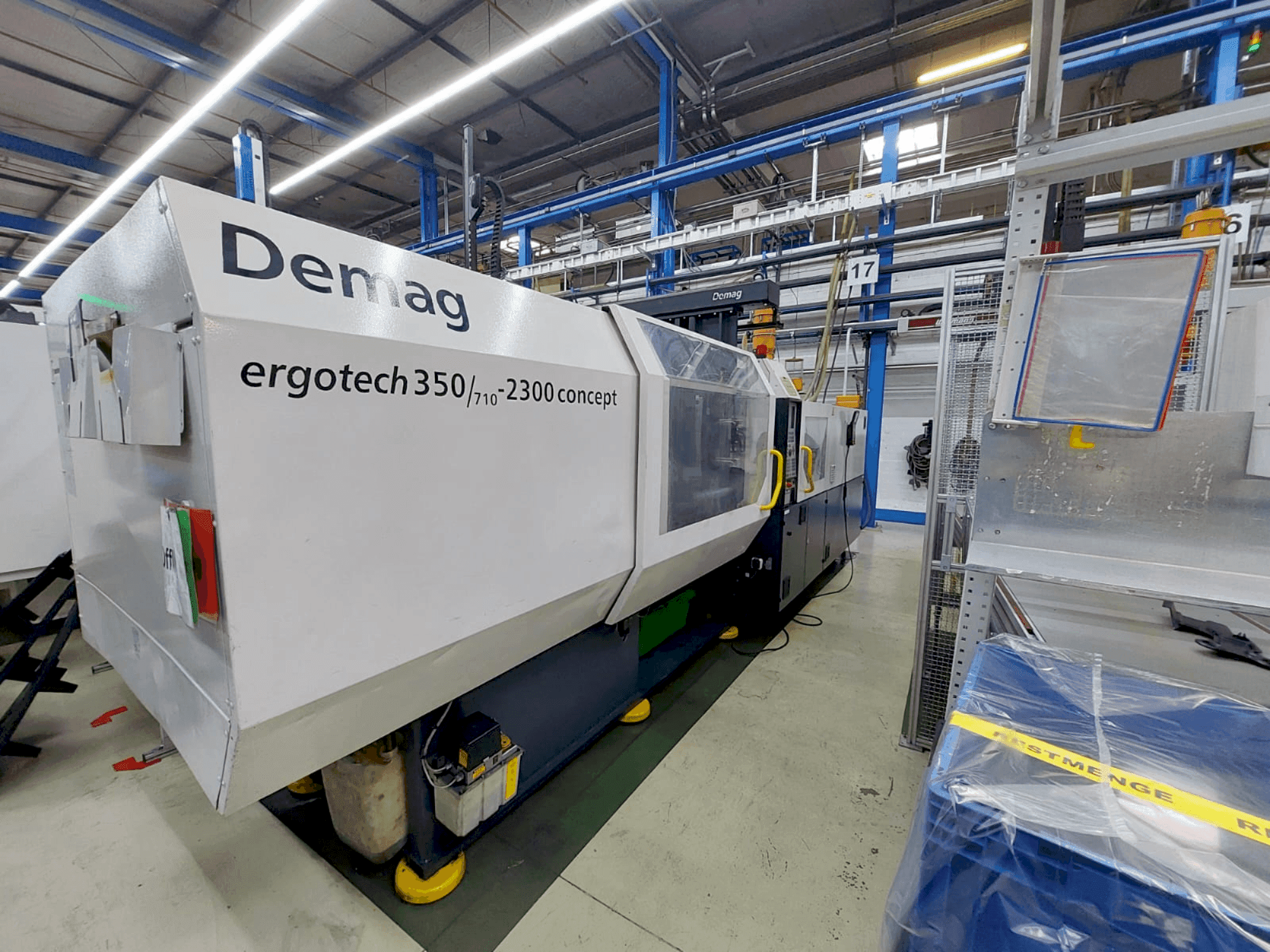 A DEMAG Ergo-Tech 350 Concept gép elölnézete