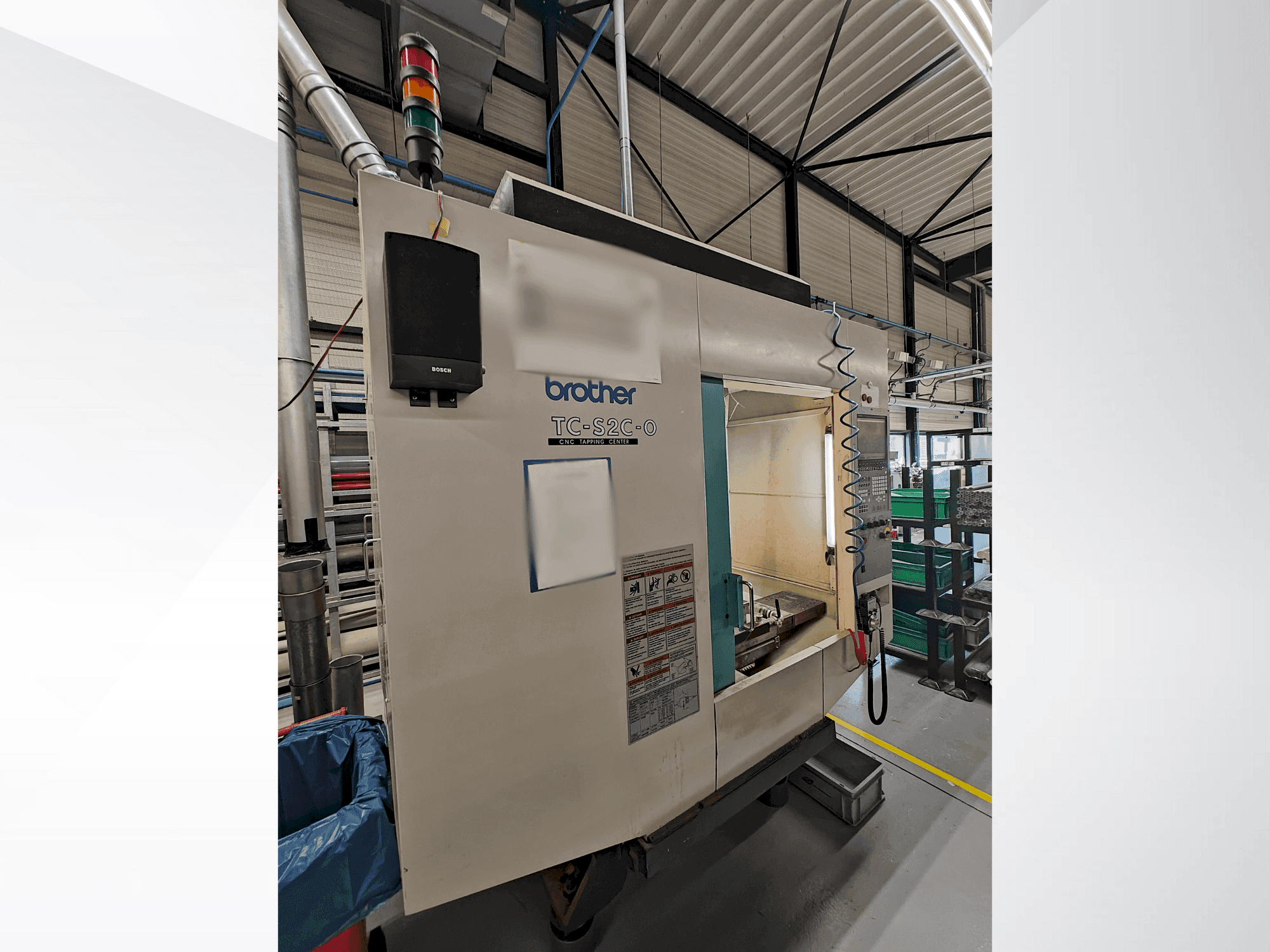 A Brother TC-S2C-O gép elölnézete