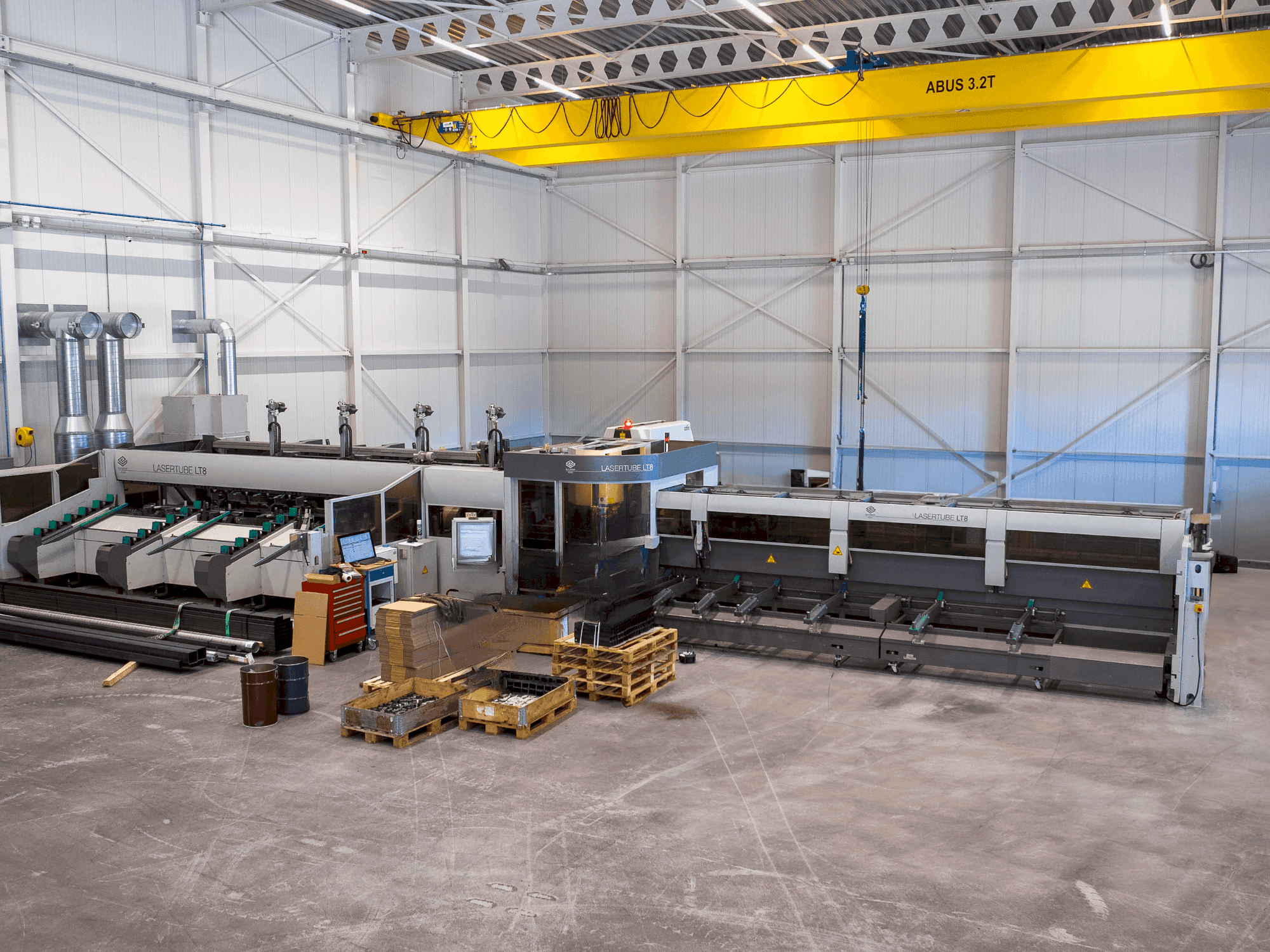 A BLM Adige LT8 4kW Co2 gép elölnézete