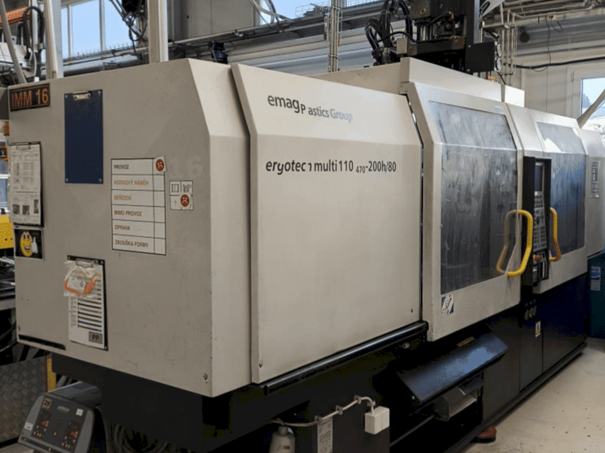 A DEMAG ERGOtech multi 110-470 gép elölnézete