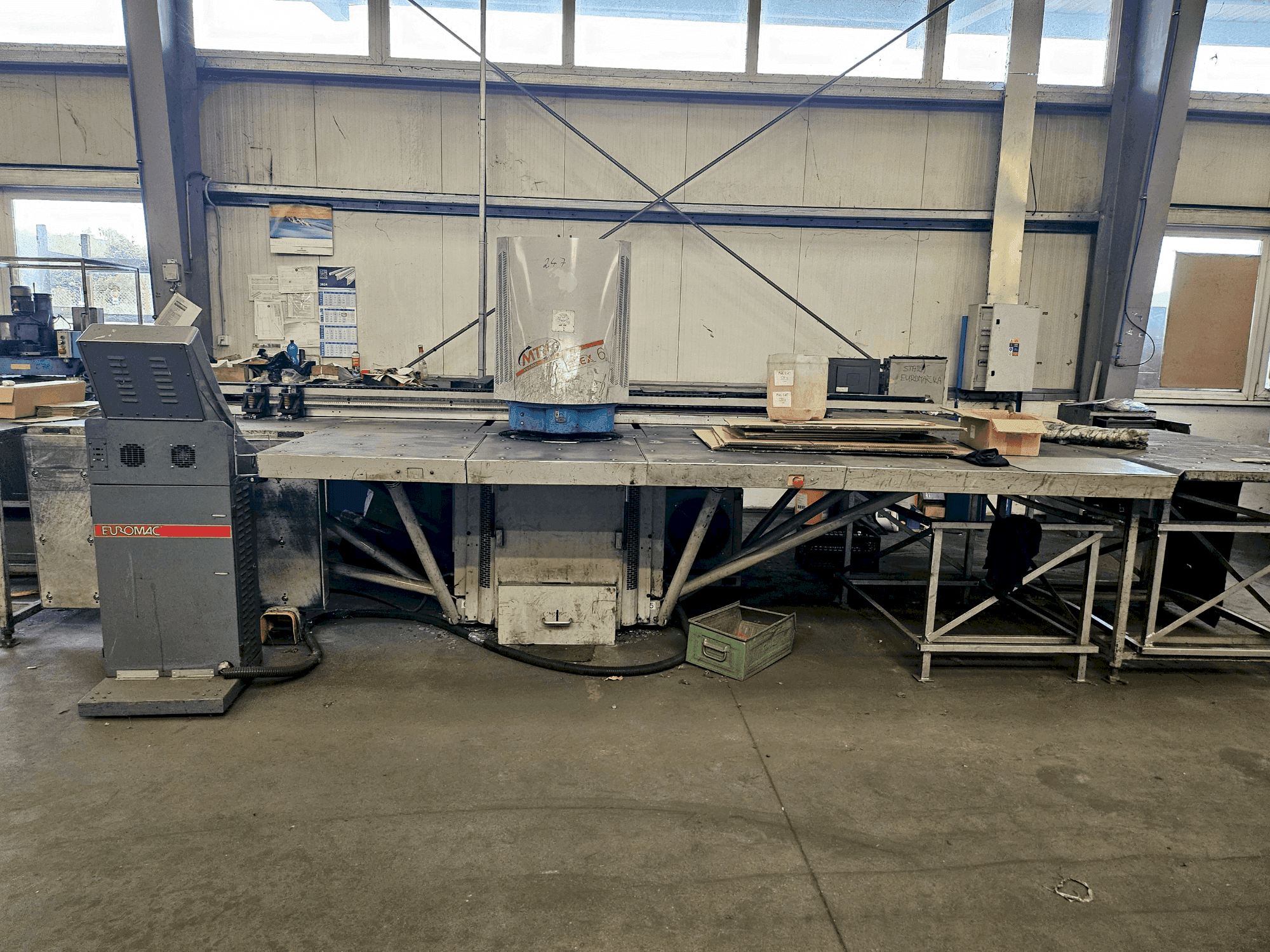 A Euromac MTX Flex 6 gép elölnézete
