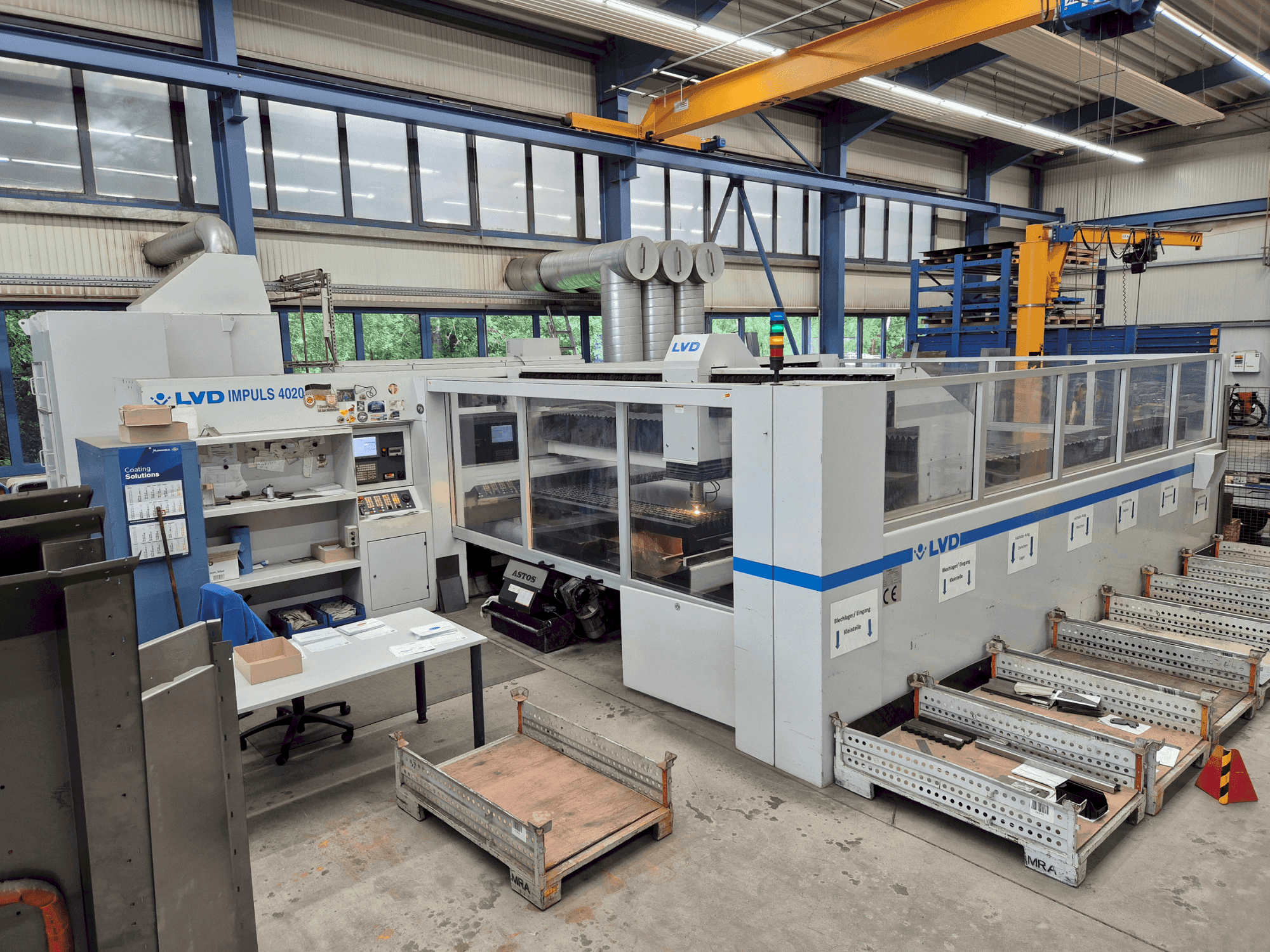 A LVD Impuls 4020 gép elölnézete