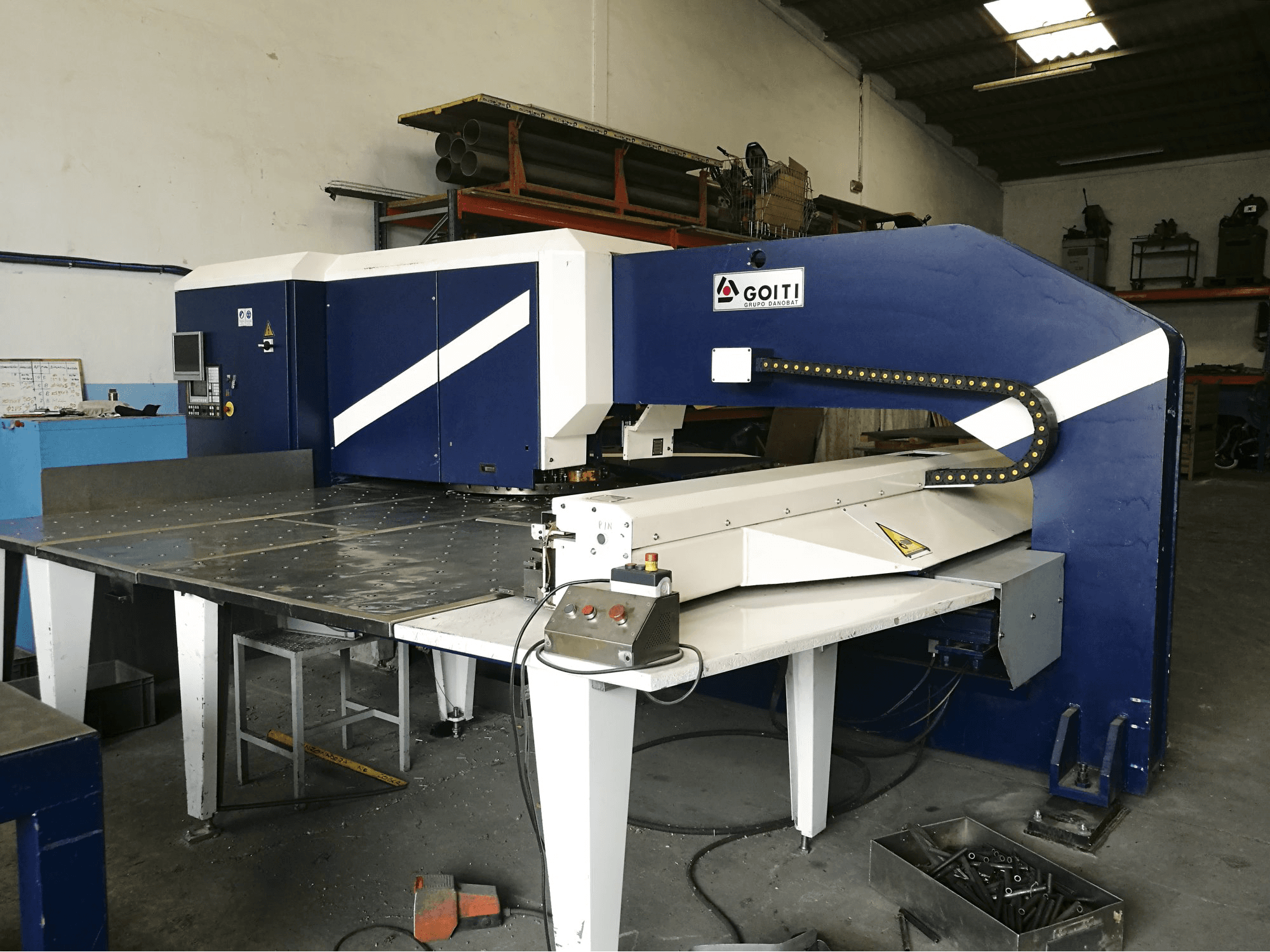 A GOITI PGA-2 gép jobb nézete