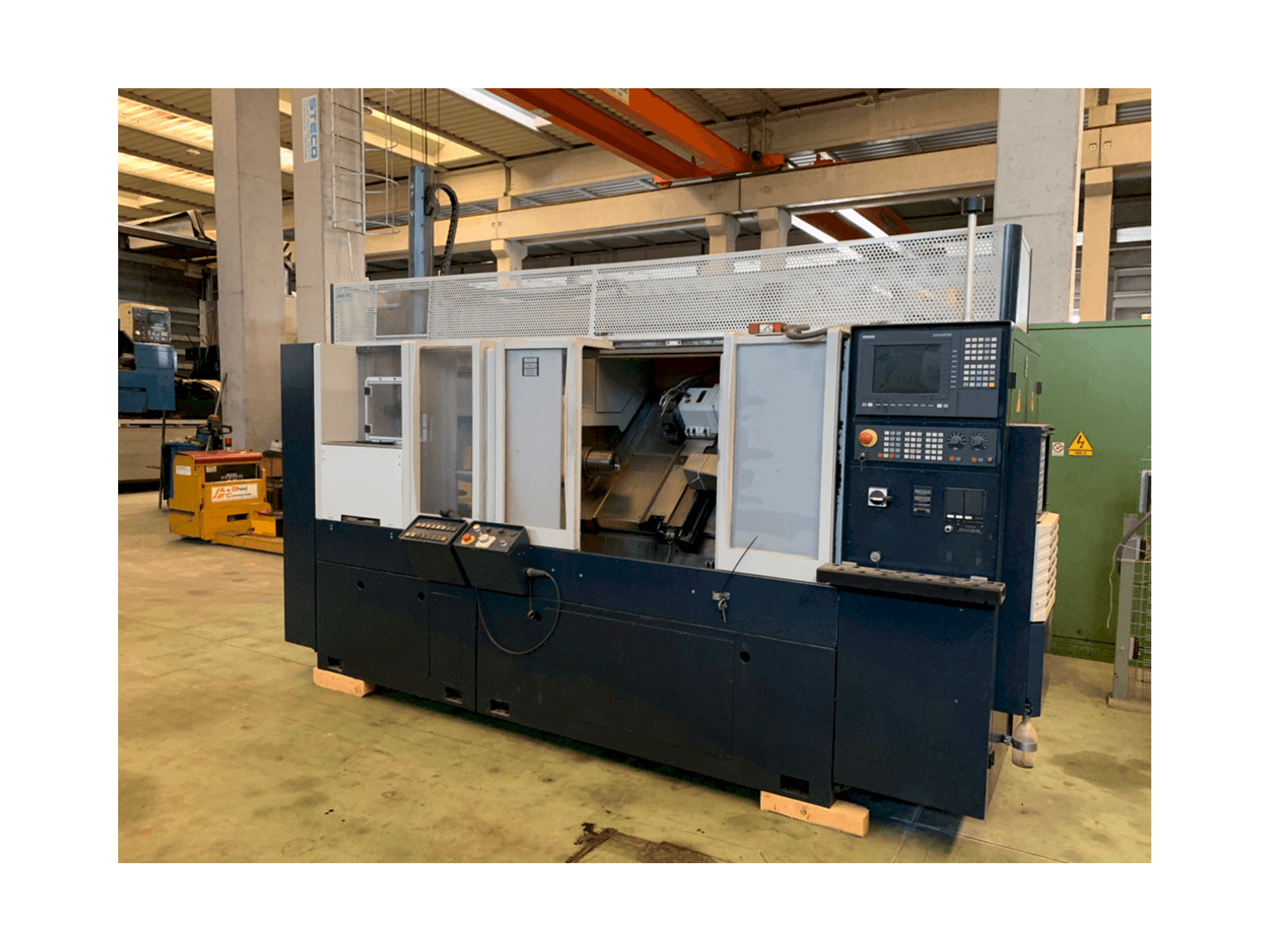 A SPINNER PD 48 gép elölnézete