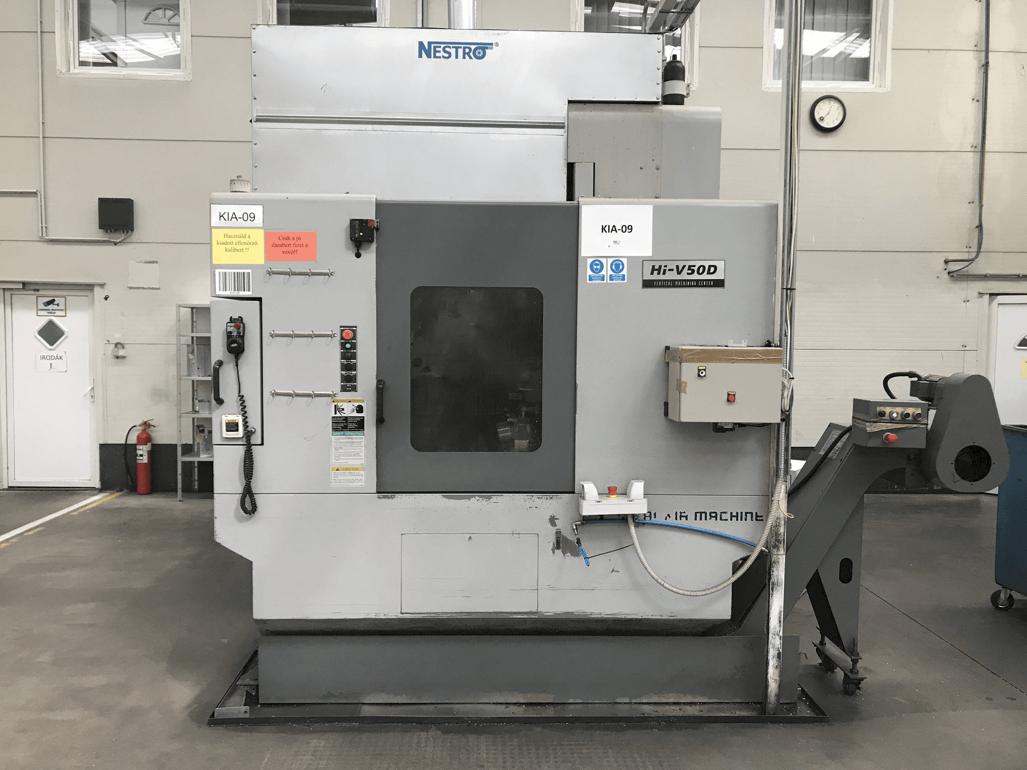 A Hyundai Kia Hi V50D gép elölnézete