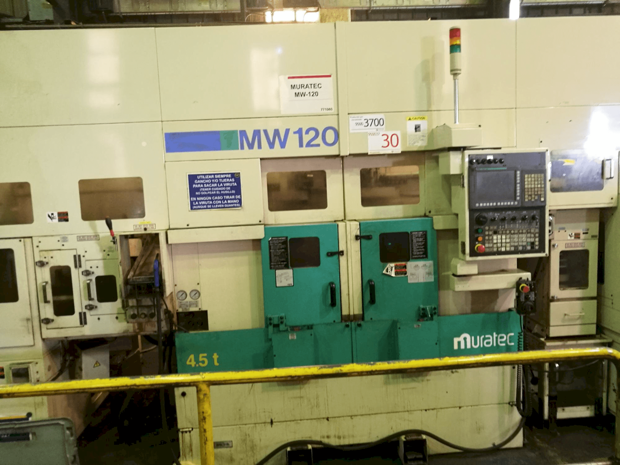 A Muratec MW120 gép elölnézete