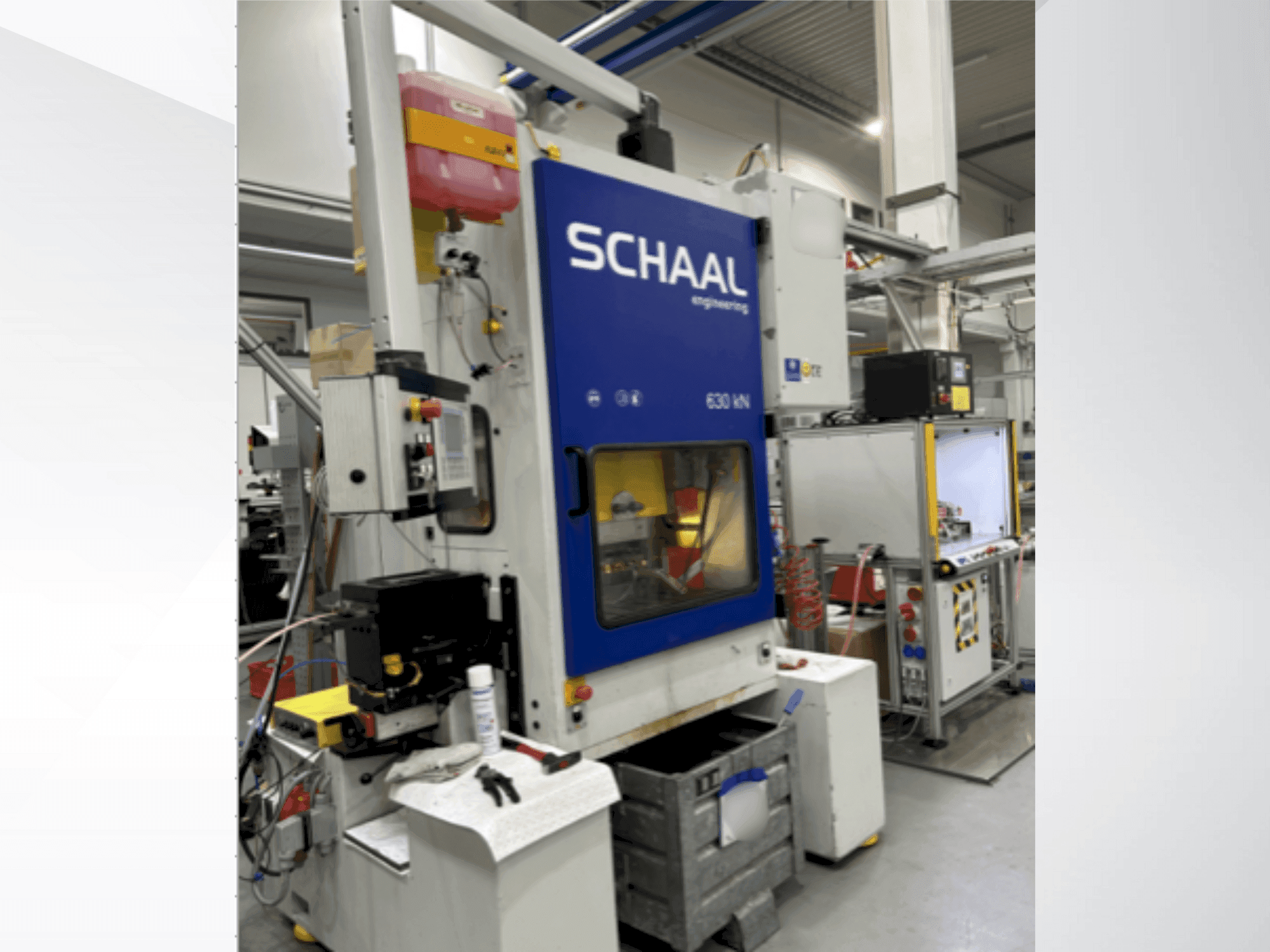 A SCHAAL SEP63N gép elölnézete