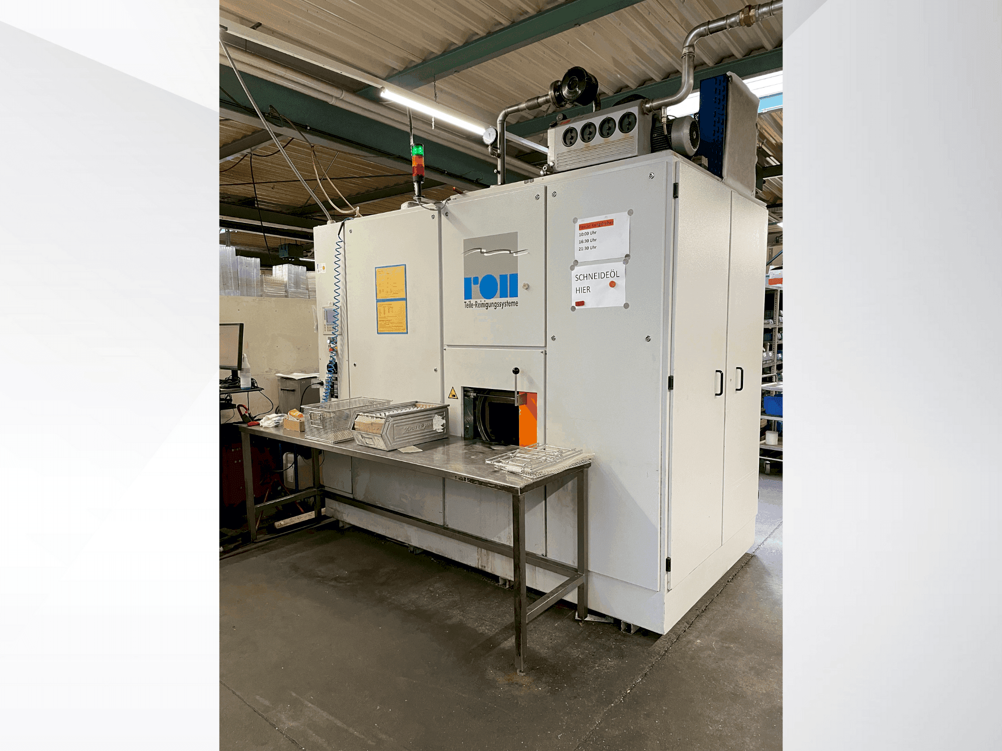 A ROLL RCTS advantage gép elölnézete