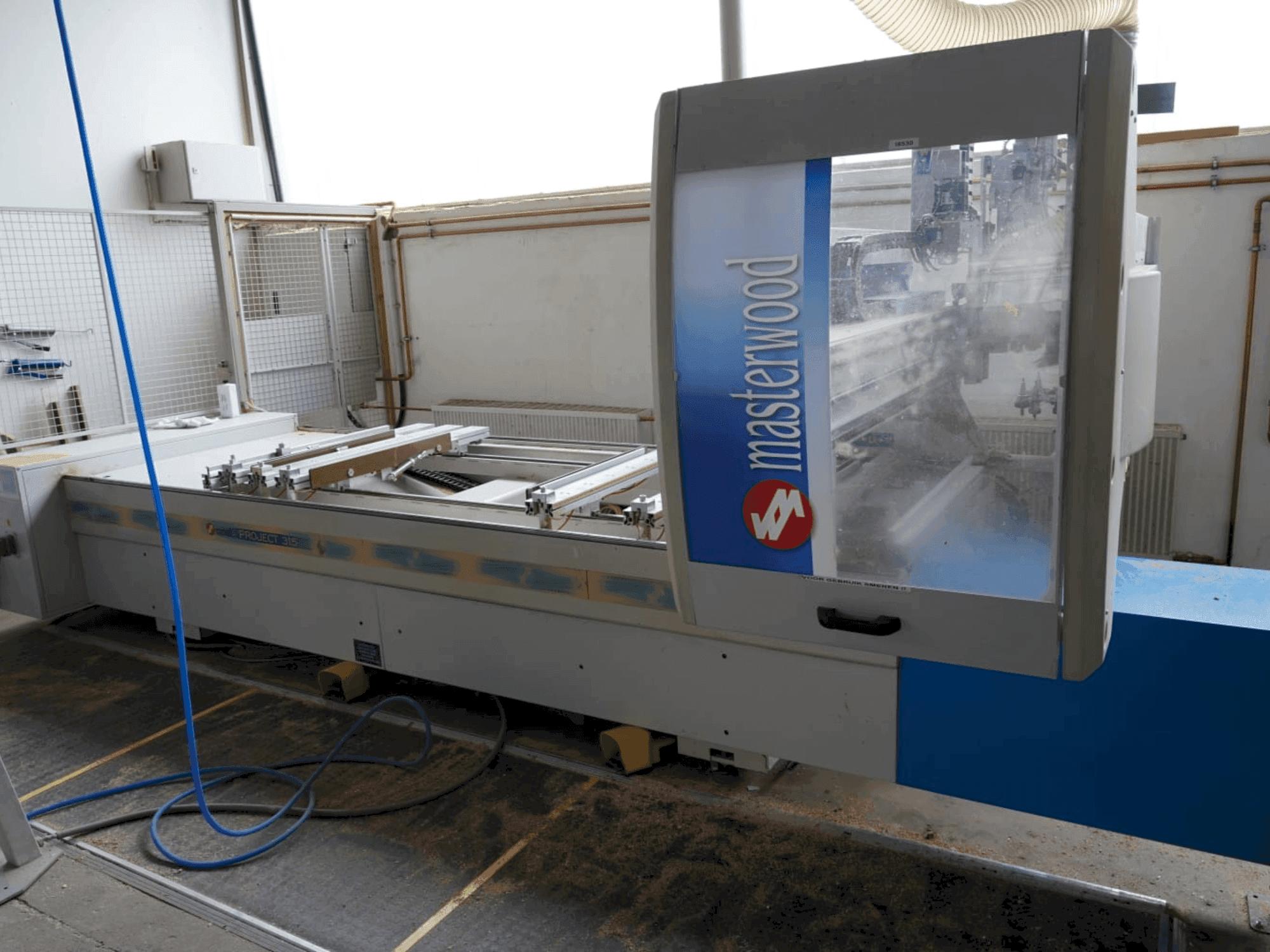 A MASTERWOOD Project 315 gép elölnézete