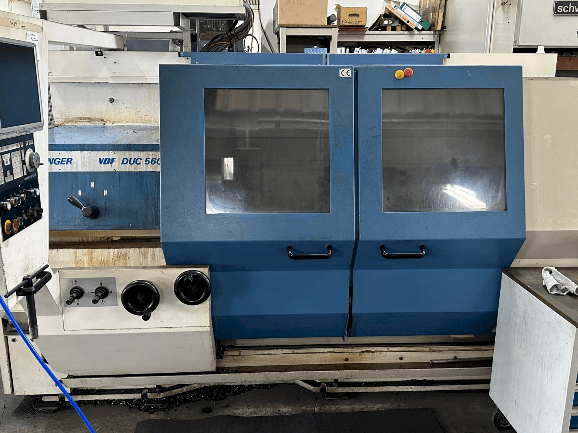 A BOEHRINGER DUC 560 gép elölnézete