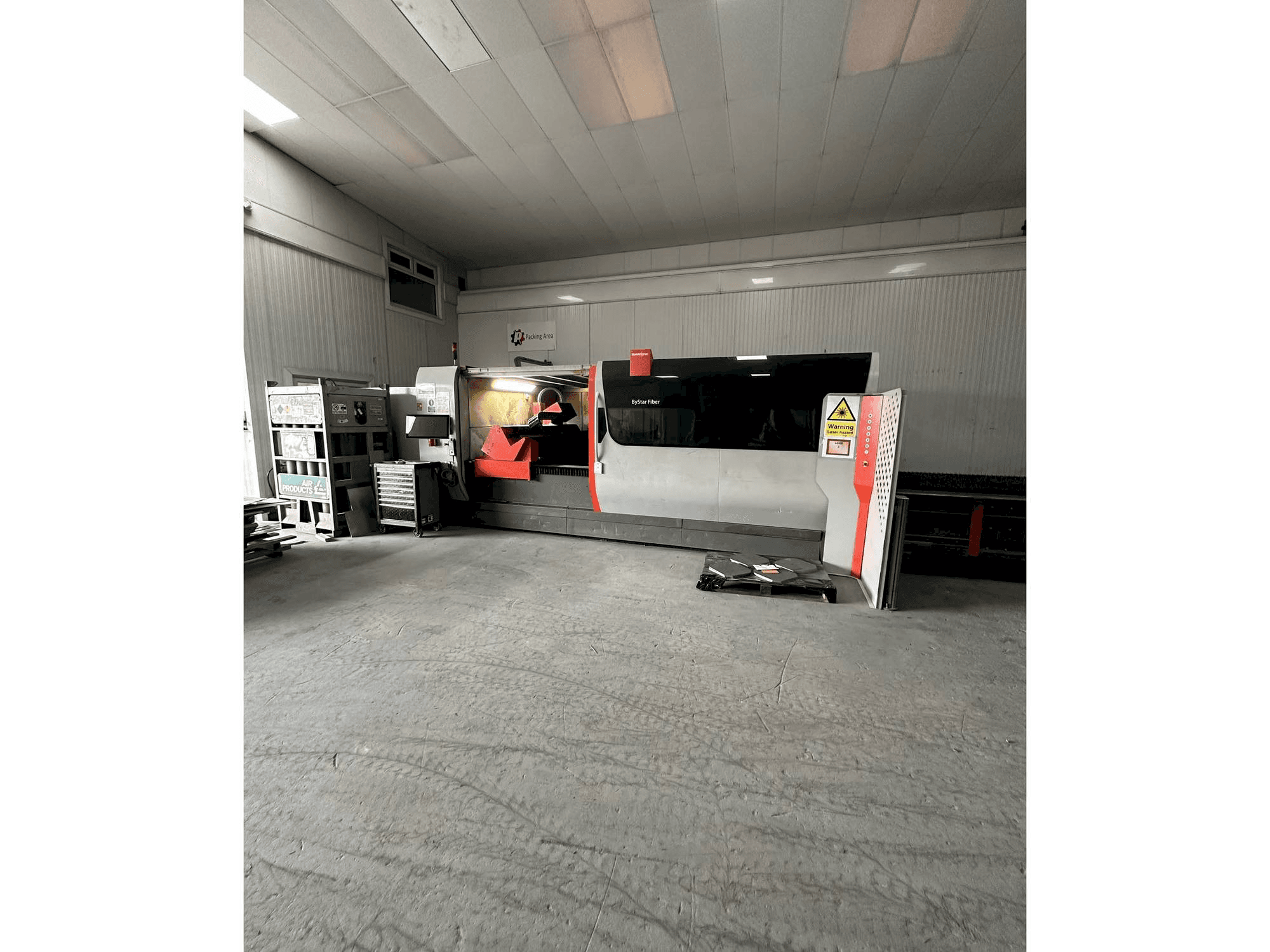 A Bystronic Bystar 6KW 3015 Fiber gép elölnézete