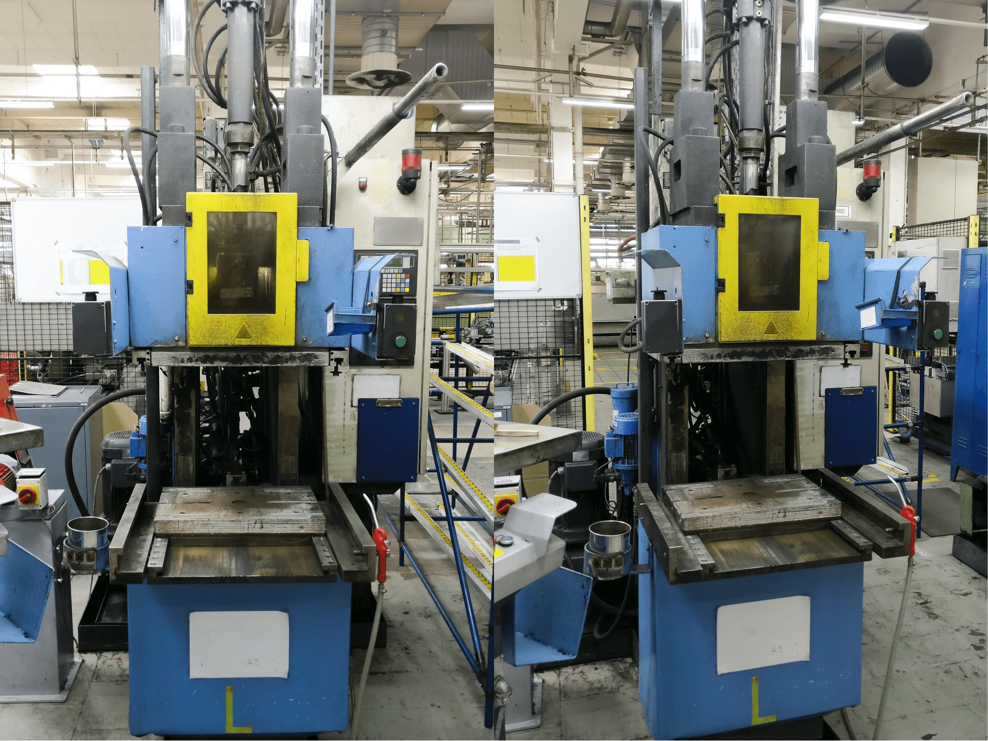 A Kloeckner Desma 956.050 gép elölnézete