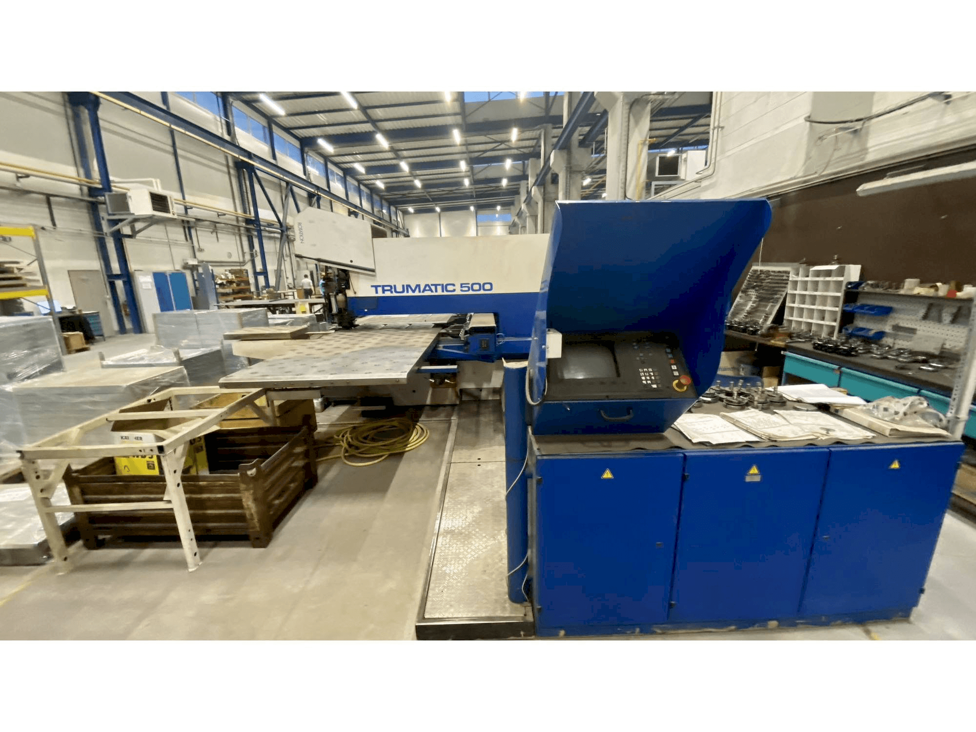 A Trumpf Trumatic 500R gép elölnézete