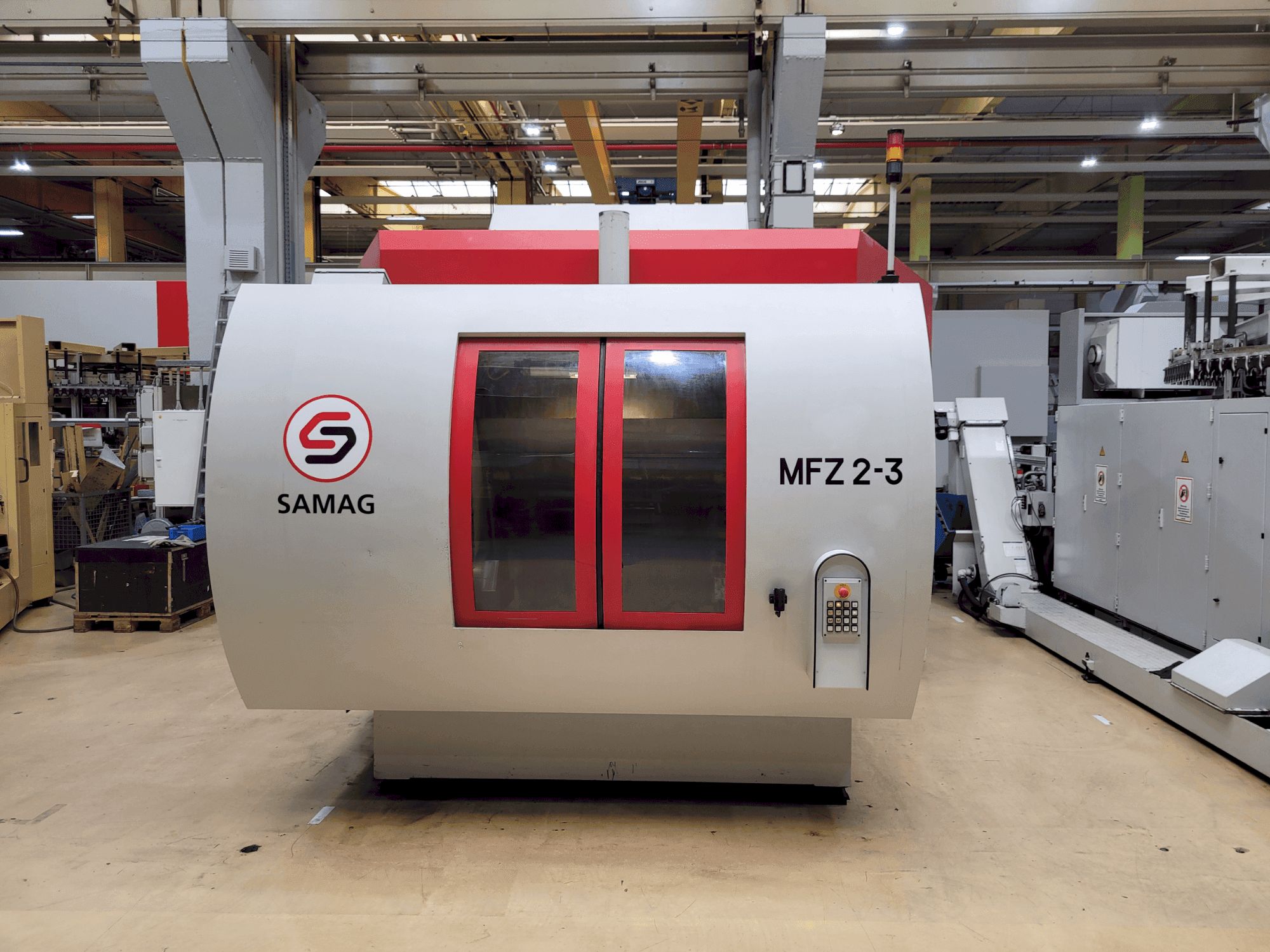 A SAMAG MFZ 2-3 gép elölnézete