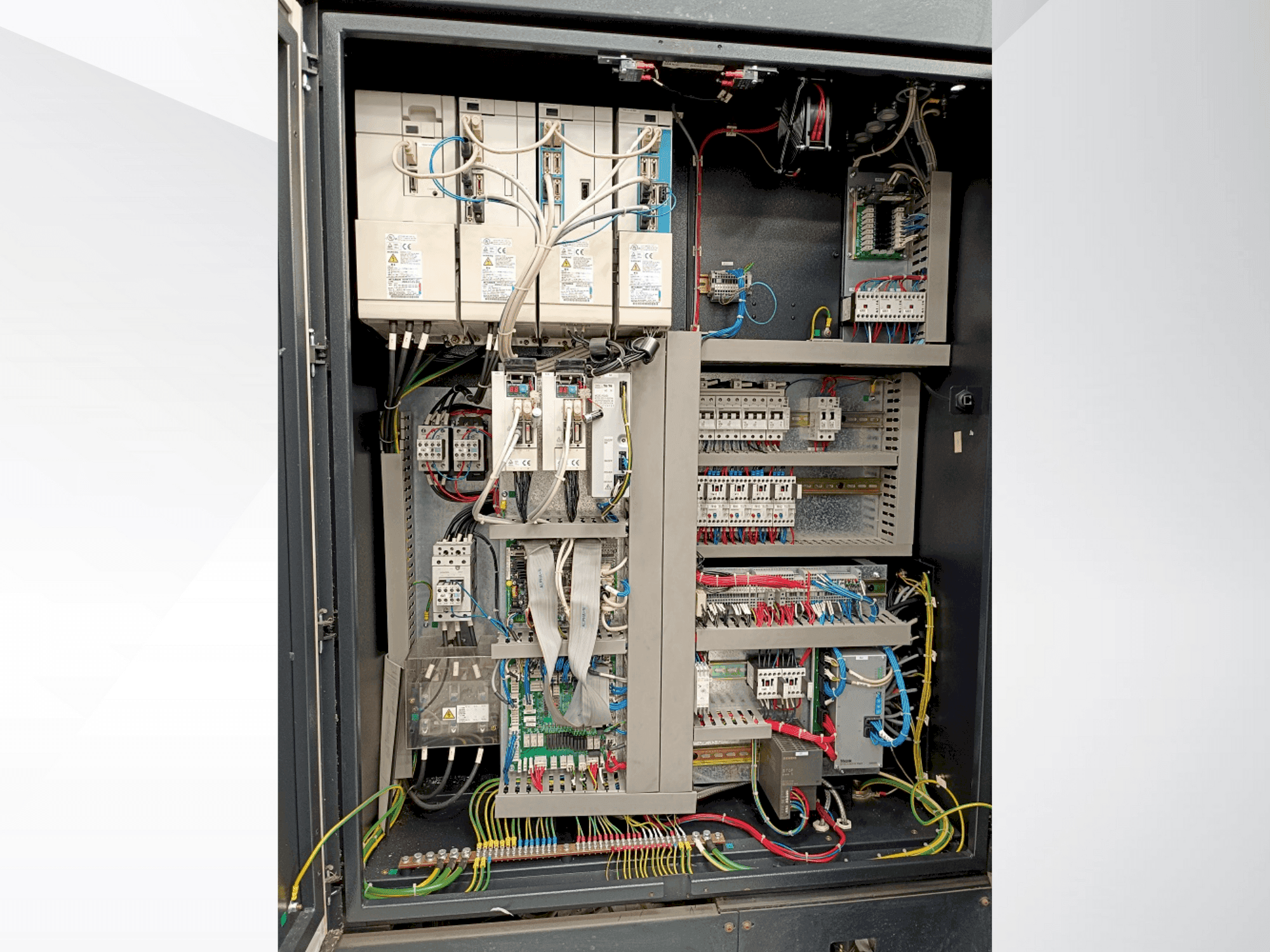 A Mazak VTC-200C gép részlete