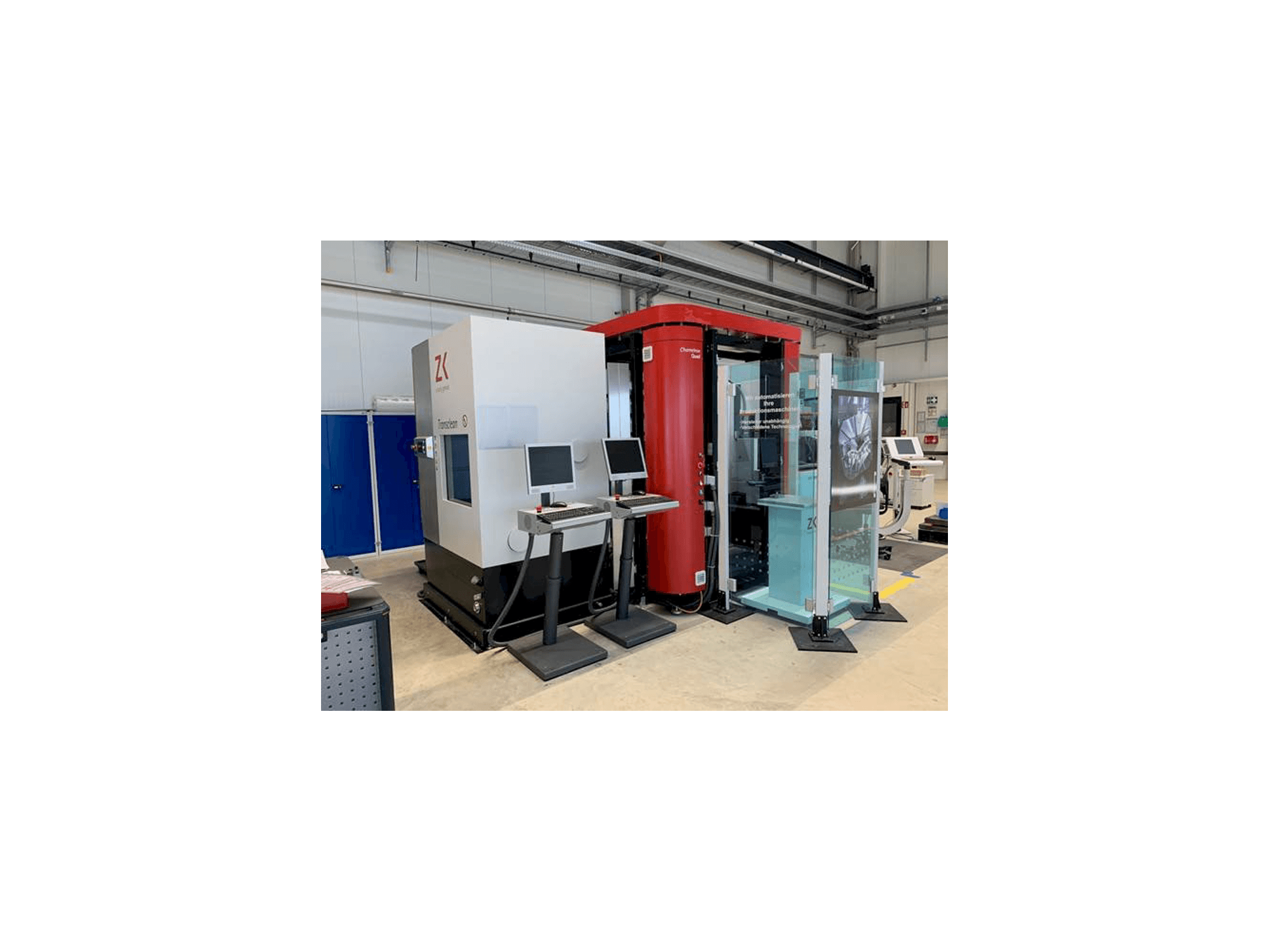 A Zimmer+Kreim Chameleon Quad + Transclean gép elölnézete