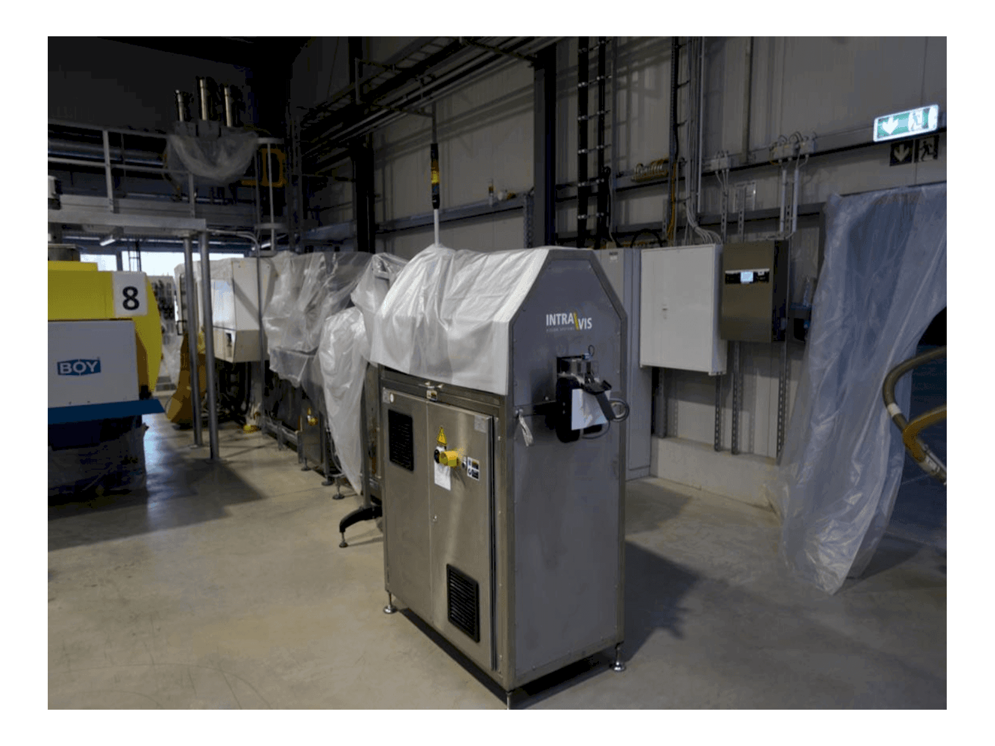 A INTRAVIS Capwatcher 6432 gép elölnézete