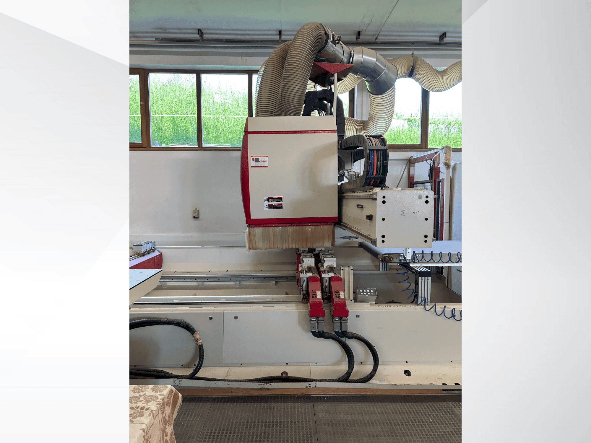 A IMA BIMA CUT 120/240 gép elölnézete