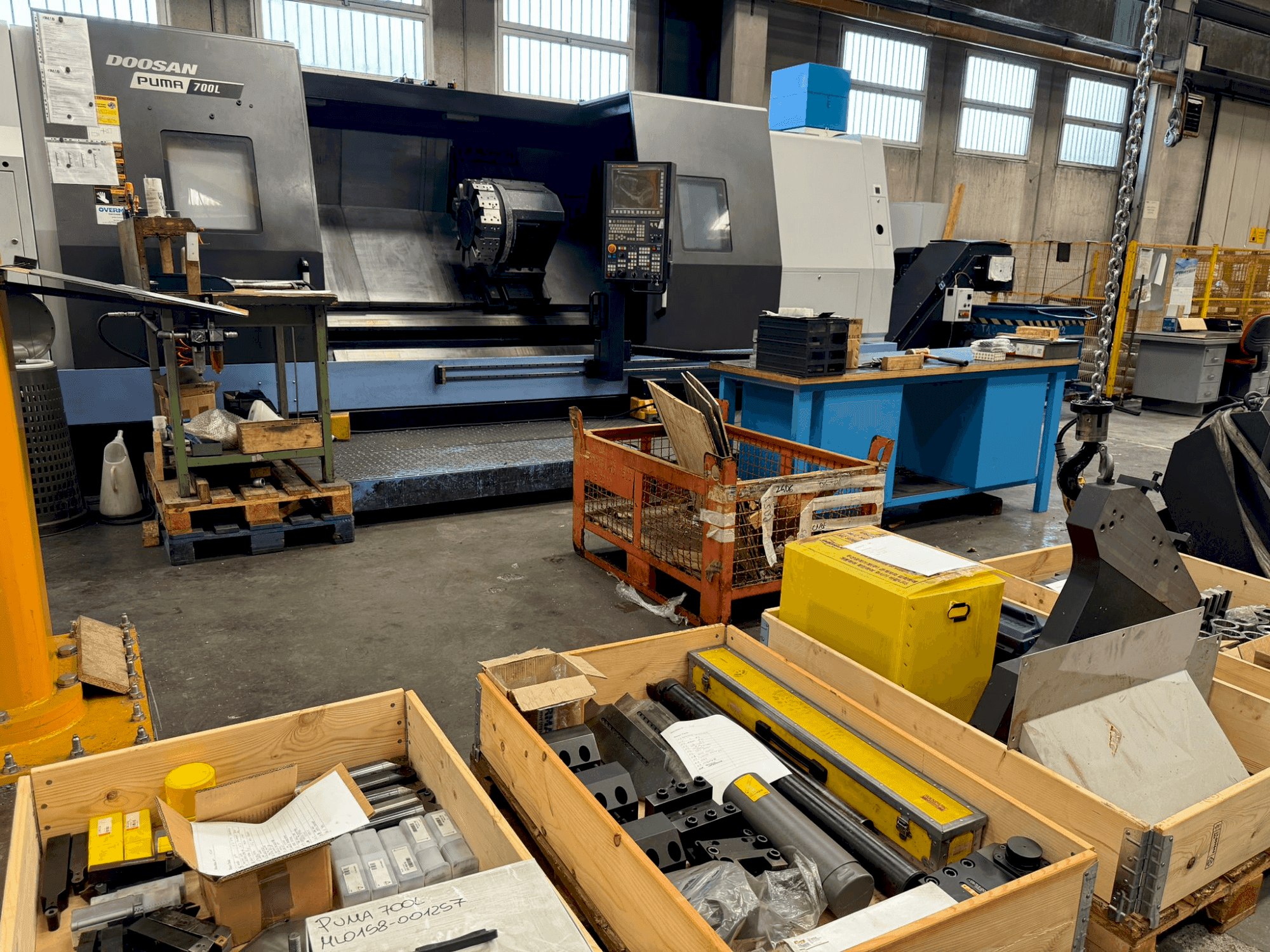 A DOOSAN PUMA 700L (2020) gép elölnézete