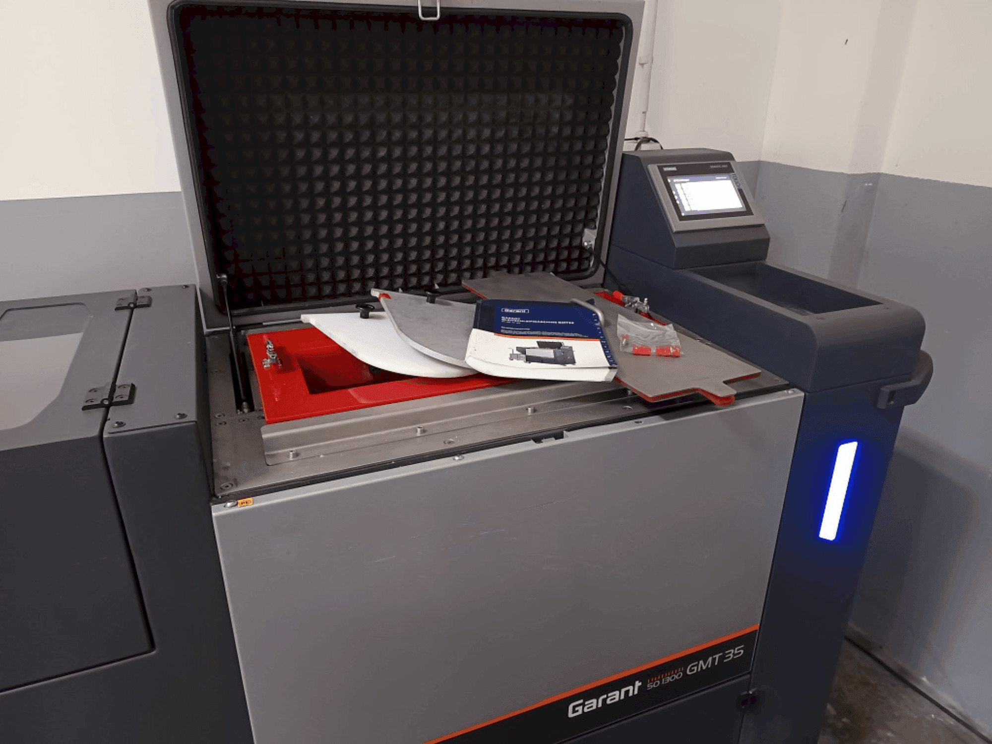 A HOFMANN GMT 35 gép elölnézete