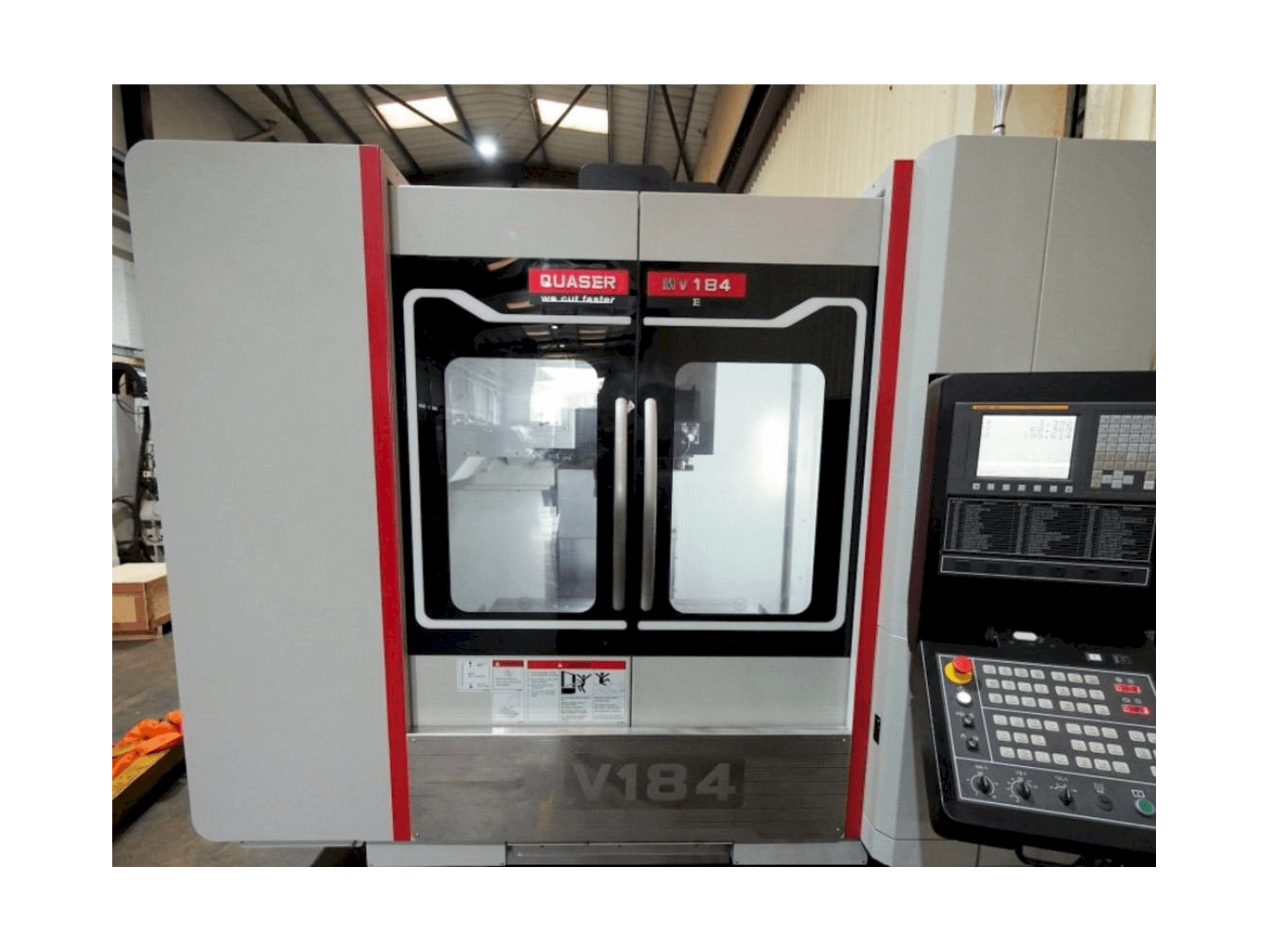 A Quaser MV184E gép elölnézete