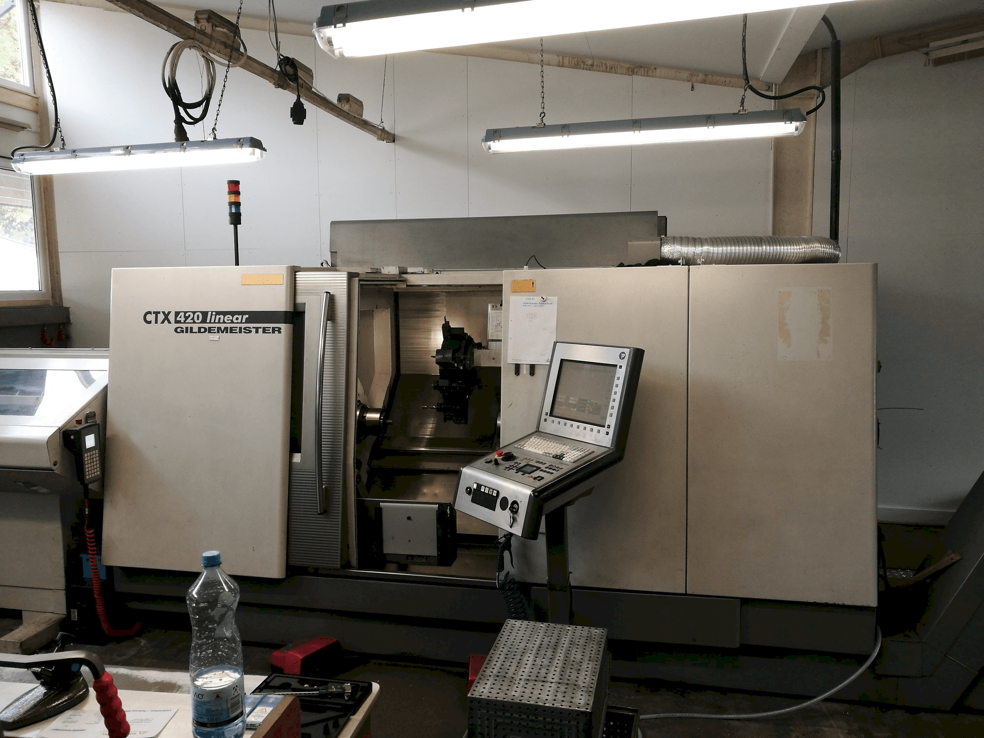 A Gildemeister CTX 420 linear gép elölnézete