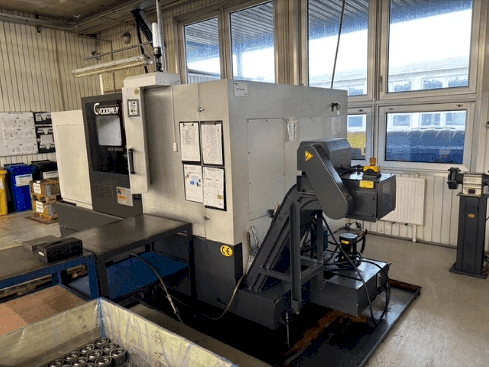 A Goodway GLS-2800S gép elölnézete