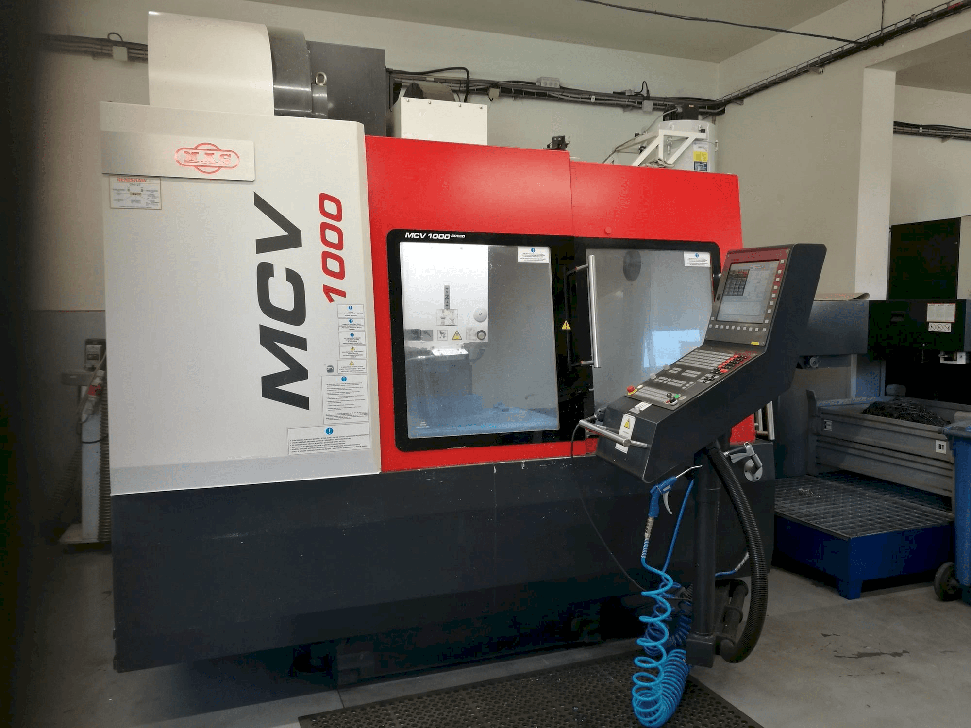 A KOVOSVIT MAS MCV 1000 Speed gép elölnézete