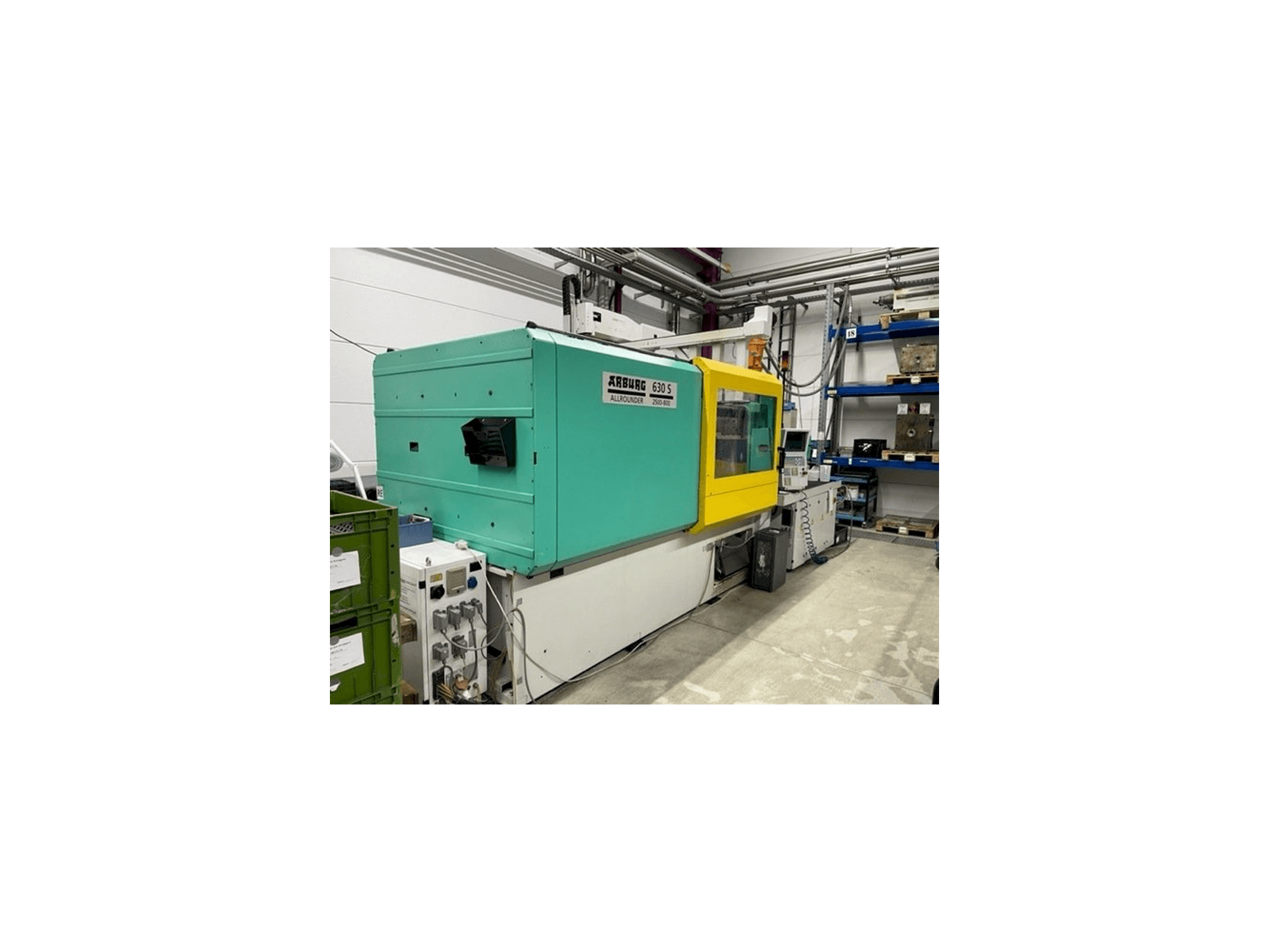 A Arburg 420C 1000-250 gép elölnézete